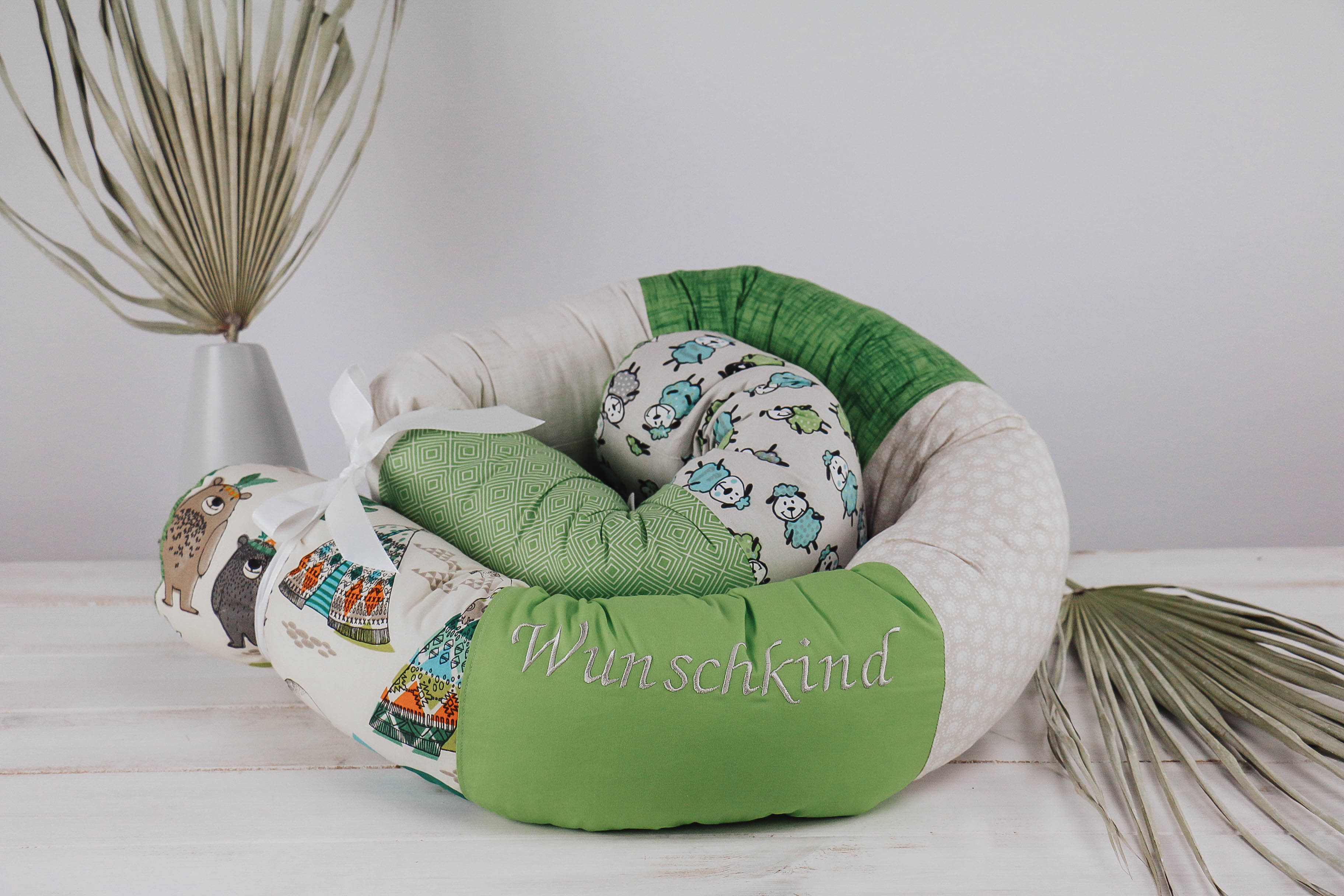 nischenladen-5EwxsQLqEKaPnh Bettschlange grün-beige