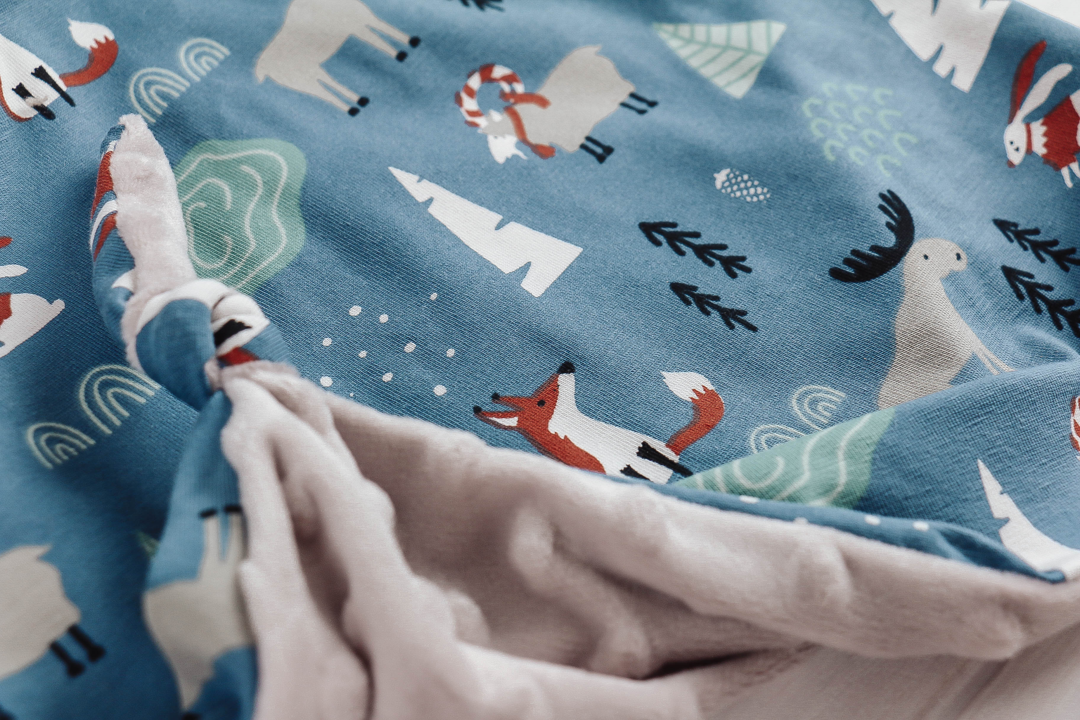 Nischenladen-169ZoAMDJA5kBtc Schmusetuch Tiere blau