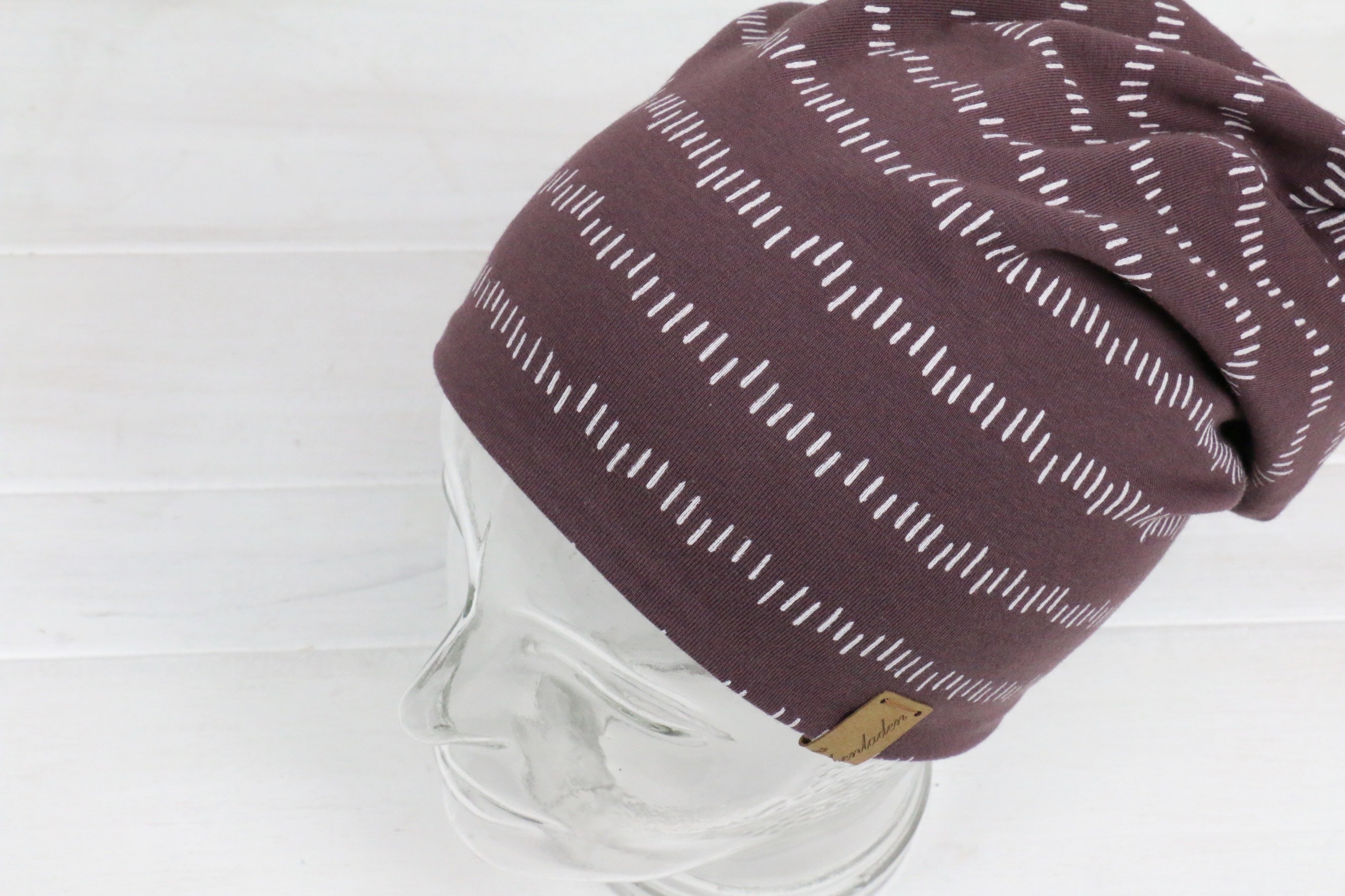 Haube-Pferde-1-0 Jersey Haube Pferde rosa/lila