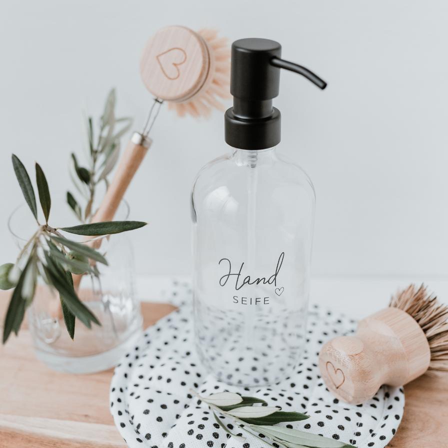 Seifenspender Handseife transparent 250ml