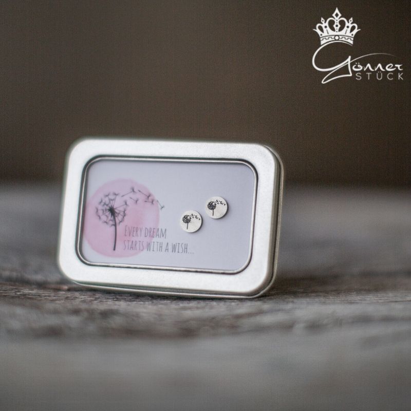 Ohrringe_pusteblume_goennerstueck Edelstahl-Ohrstecker Pusteblume