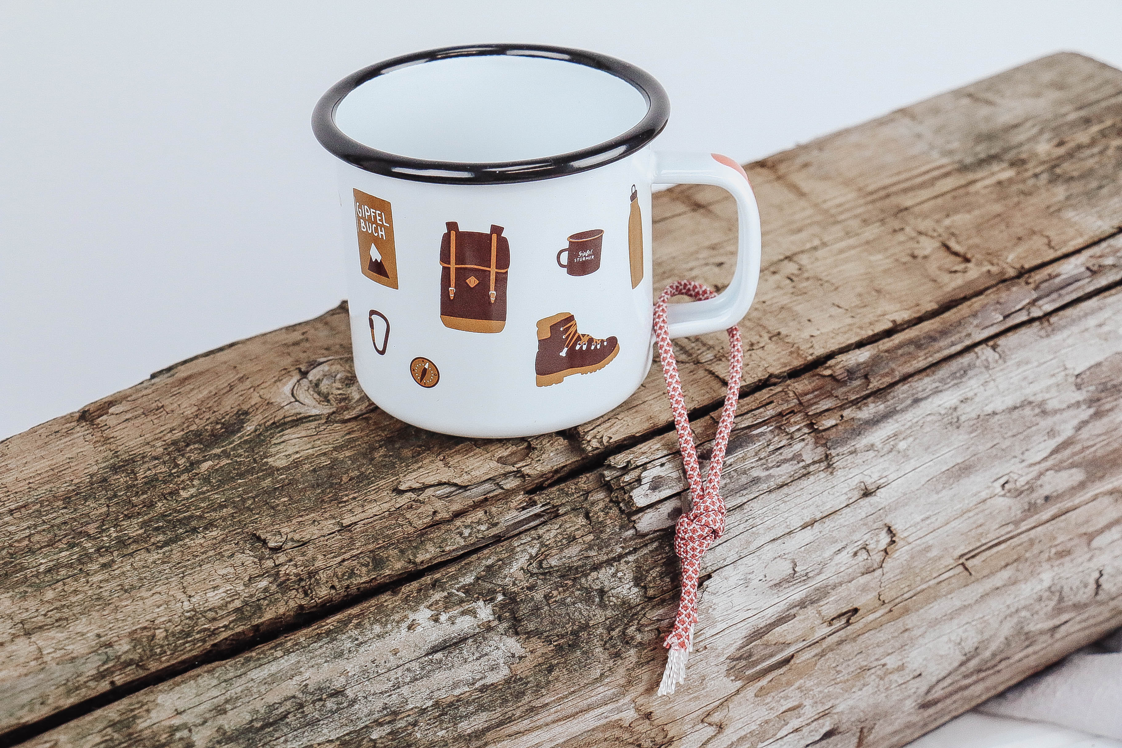 nischenladen-19c7nm0fovlWFzx Emaille Becher *GipfelStürmer*