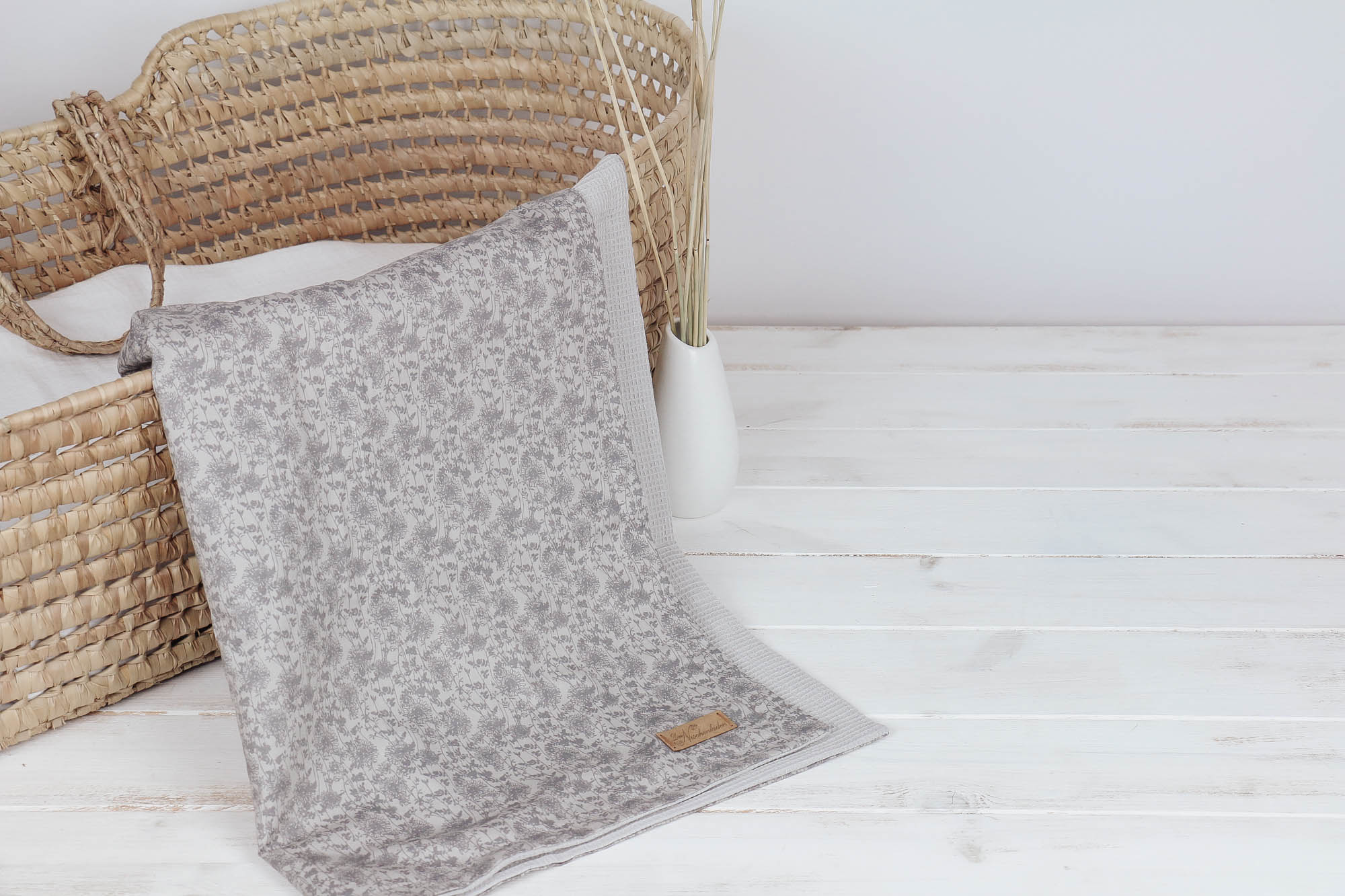 IMG_8540 Babydecke *Wieseblume* grau