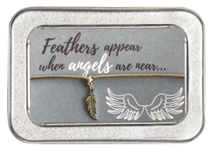 Feder-Armband Freundschafts-Armband Feder