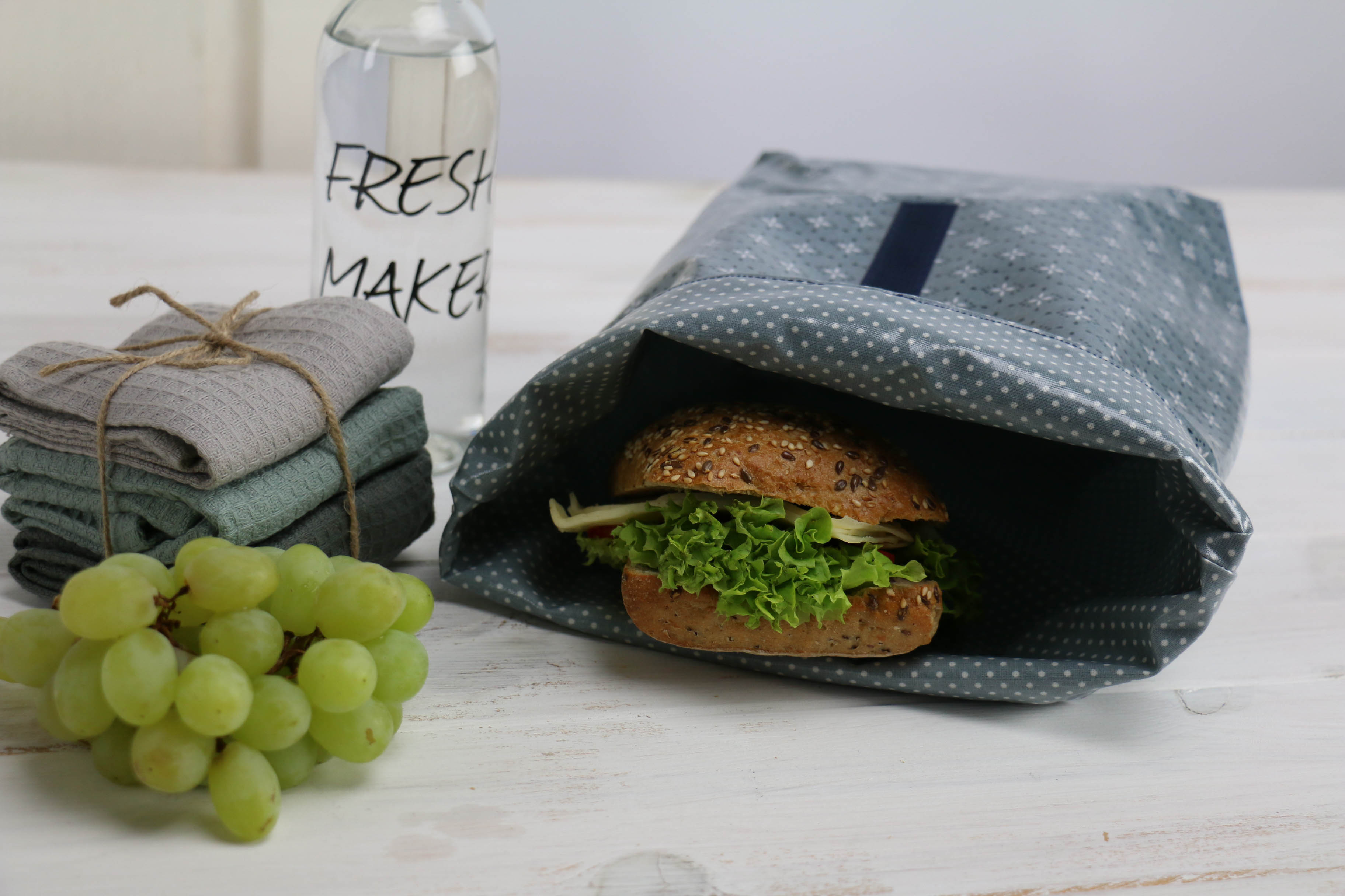 Lunchbag Jasmin blau