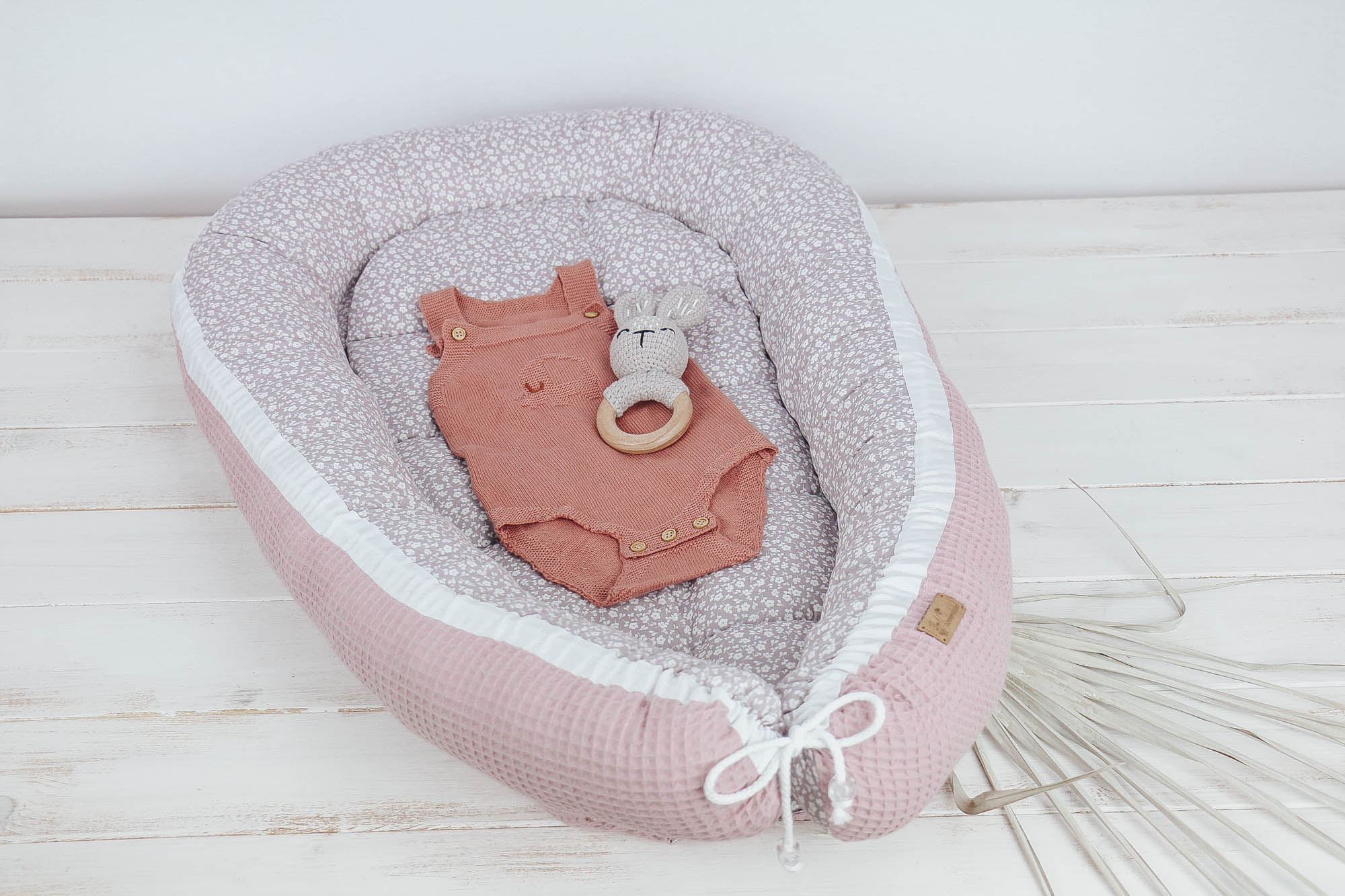 20220616-IMG_0710 Babynest *Blumenmeer* altrosa