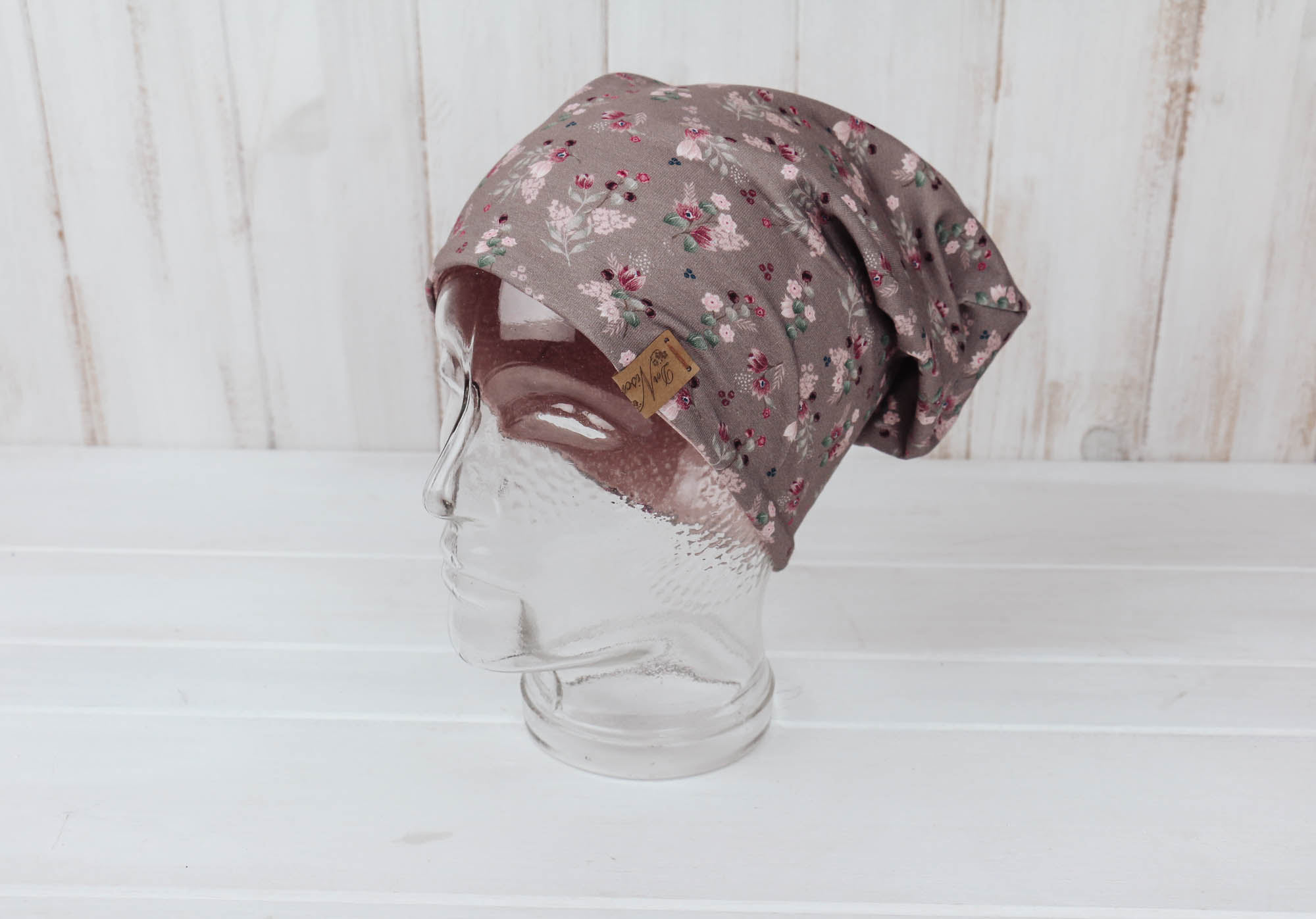 IMG_8437 Jersey Haube Blümchen *mauve-hellrosa*