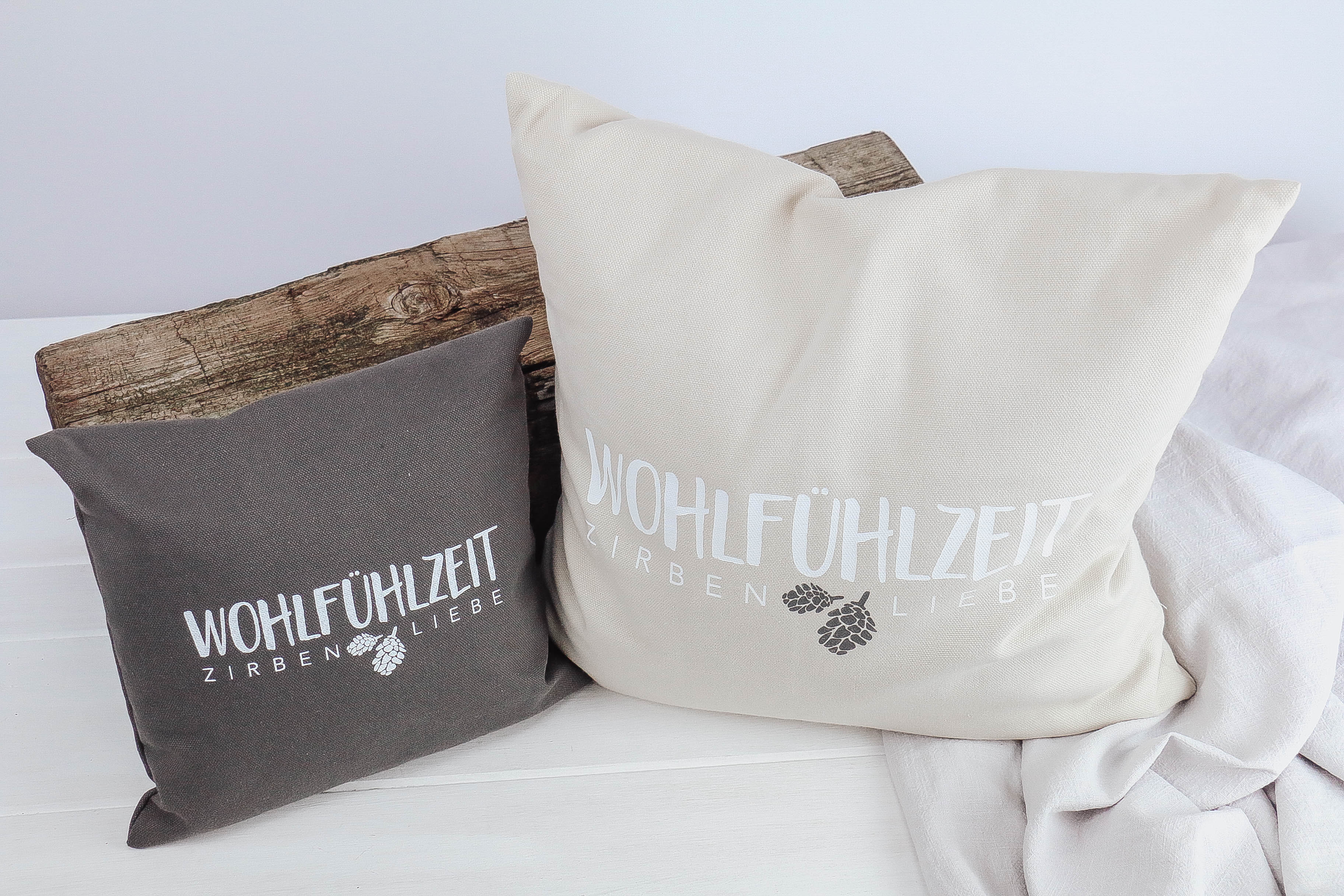 nischenladen-65imGLW9NFAXbxd Zirbenkissen *Wohlfühlzeit-Zirbenliebe* groß Natur