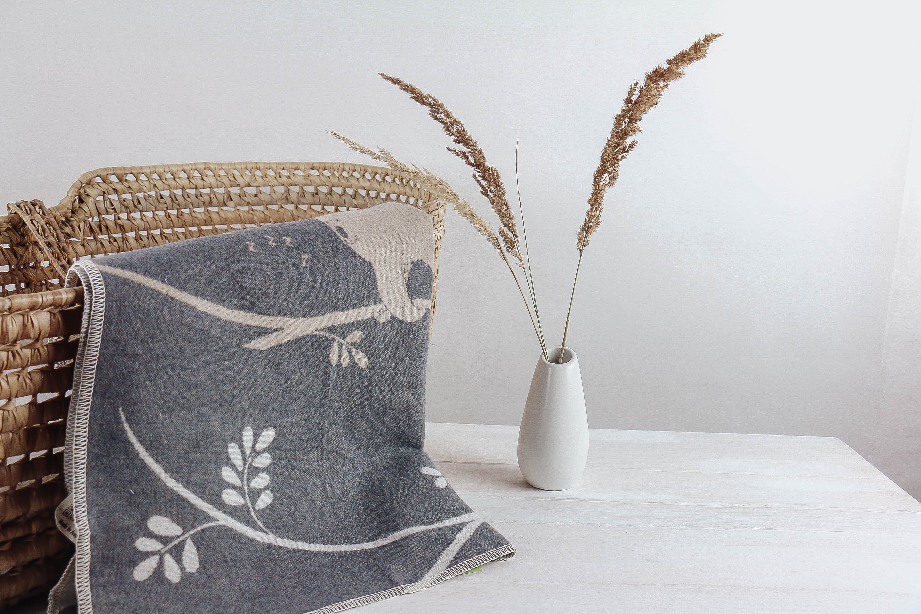 Nischenladen-75g5lfvgDVRenRh Babydecke Faultier grau