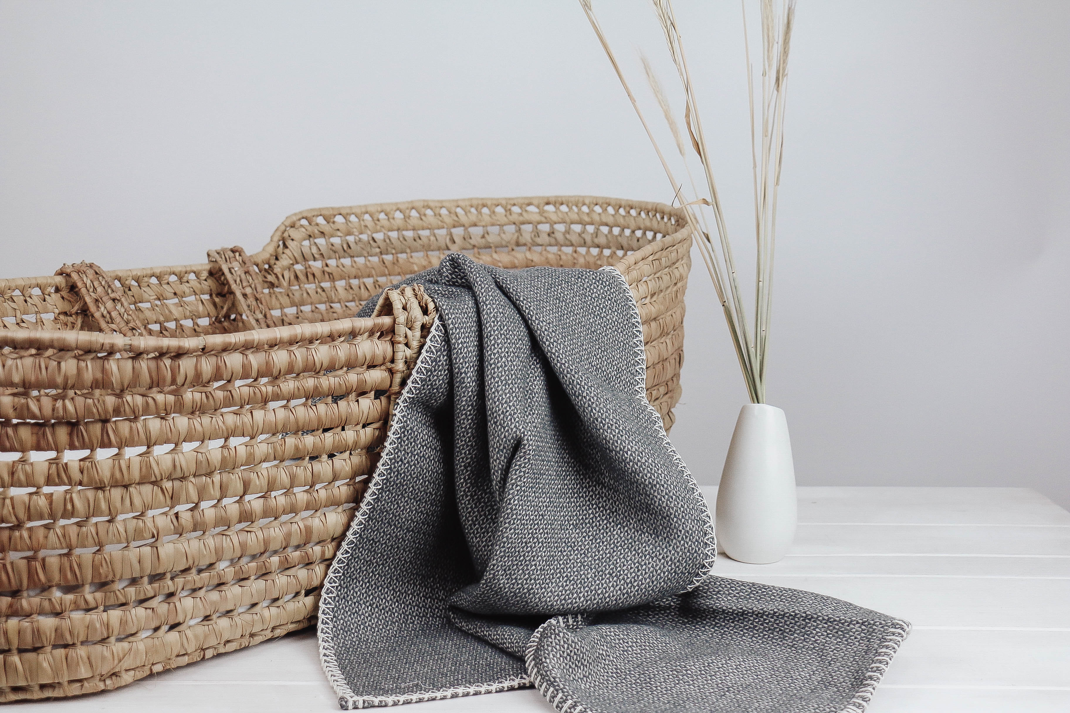 IMG_9634 Babydecke *Waffelmuster* anthrazit