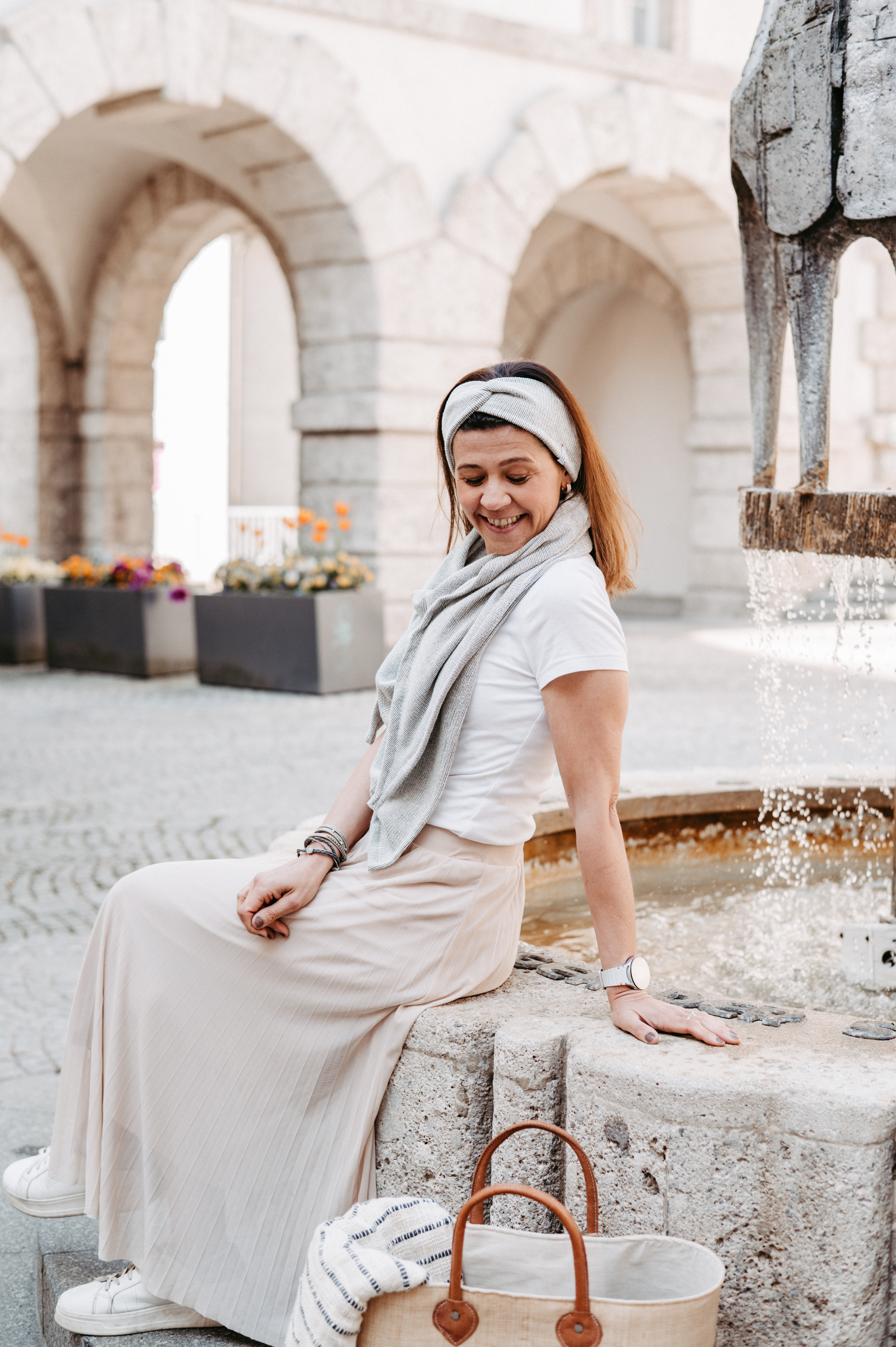 Dreieckstuch Sommer grün Dreieckstuch Sommer grün