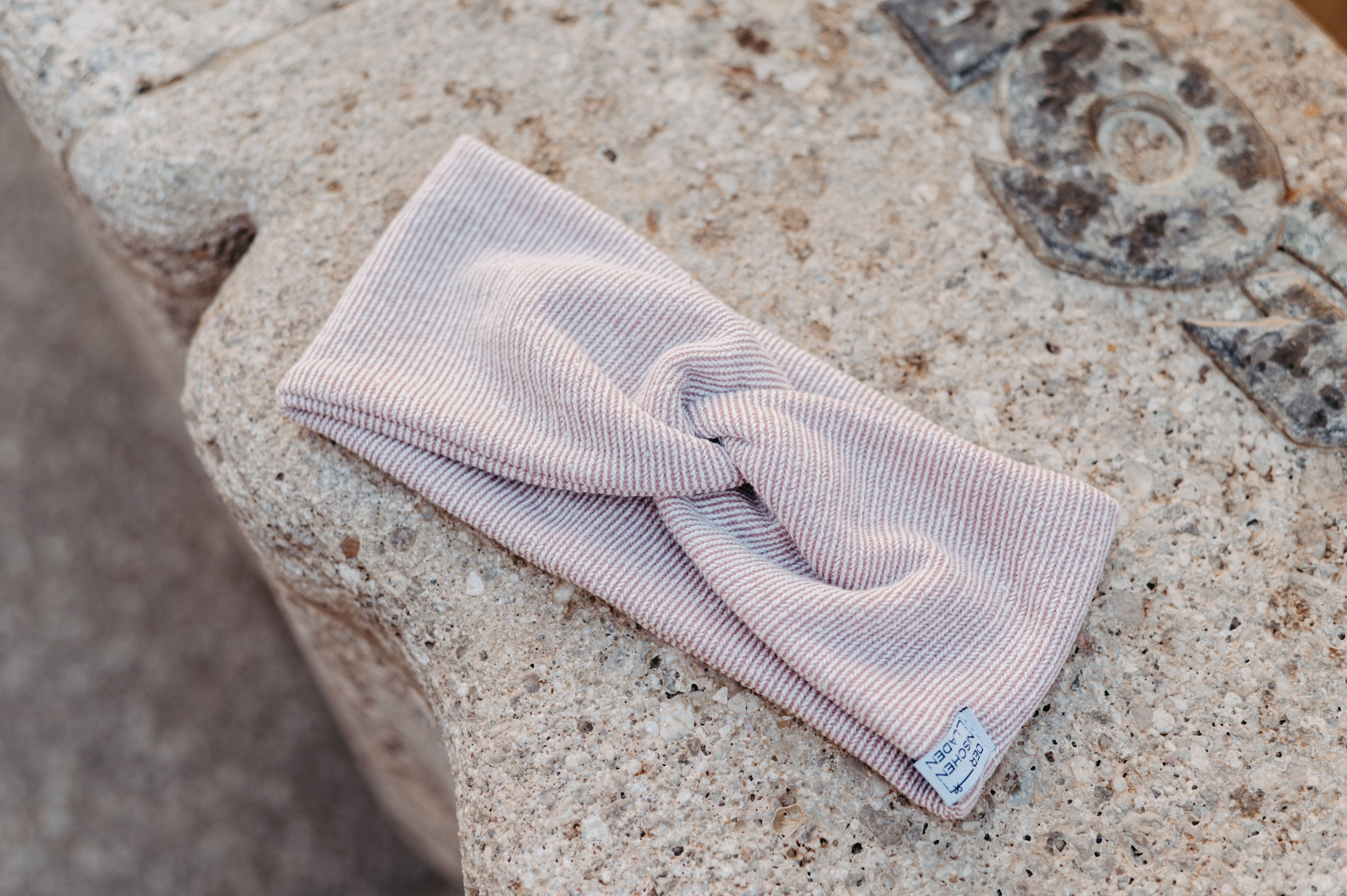 Stirnband gedreht rose