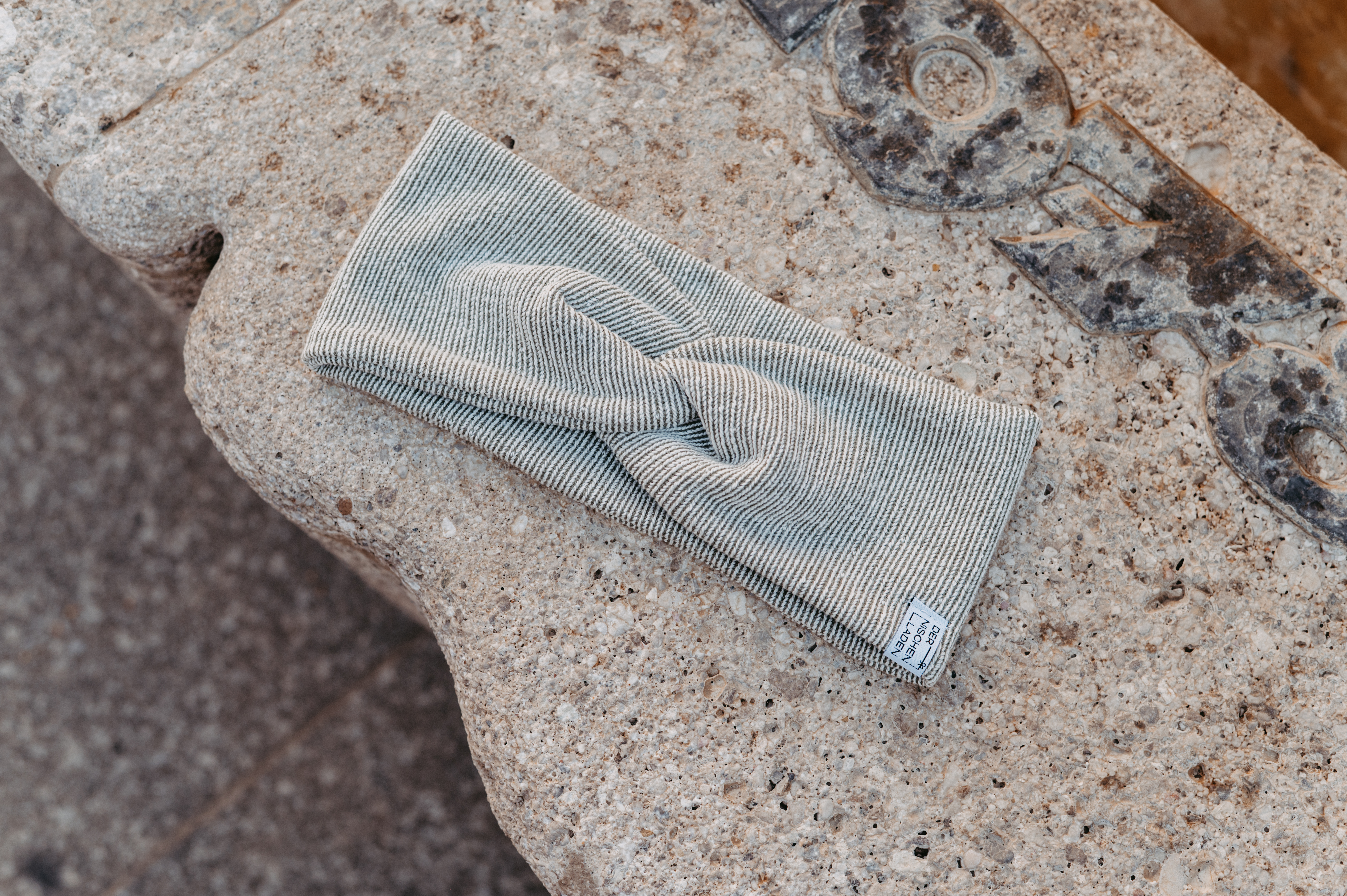 Stirnband gedreht grün Stirnband gedreht grün