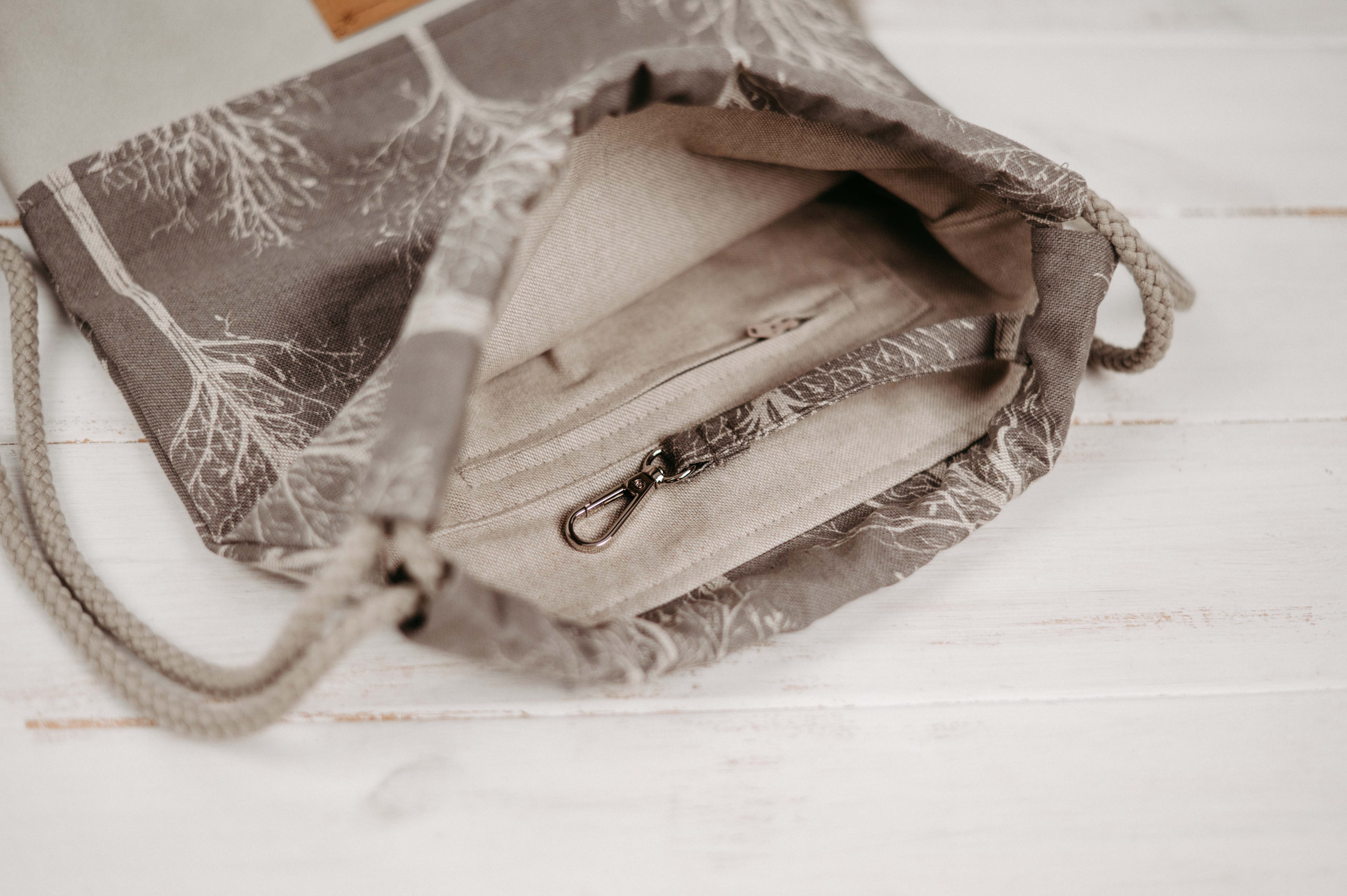 Festivalbag Trees taupe