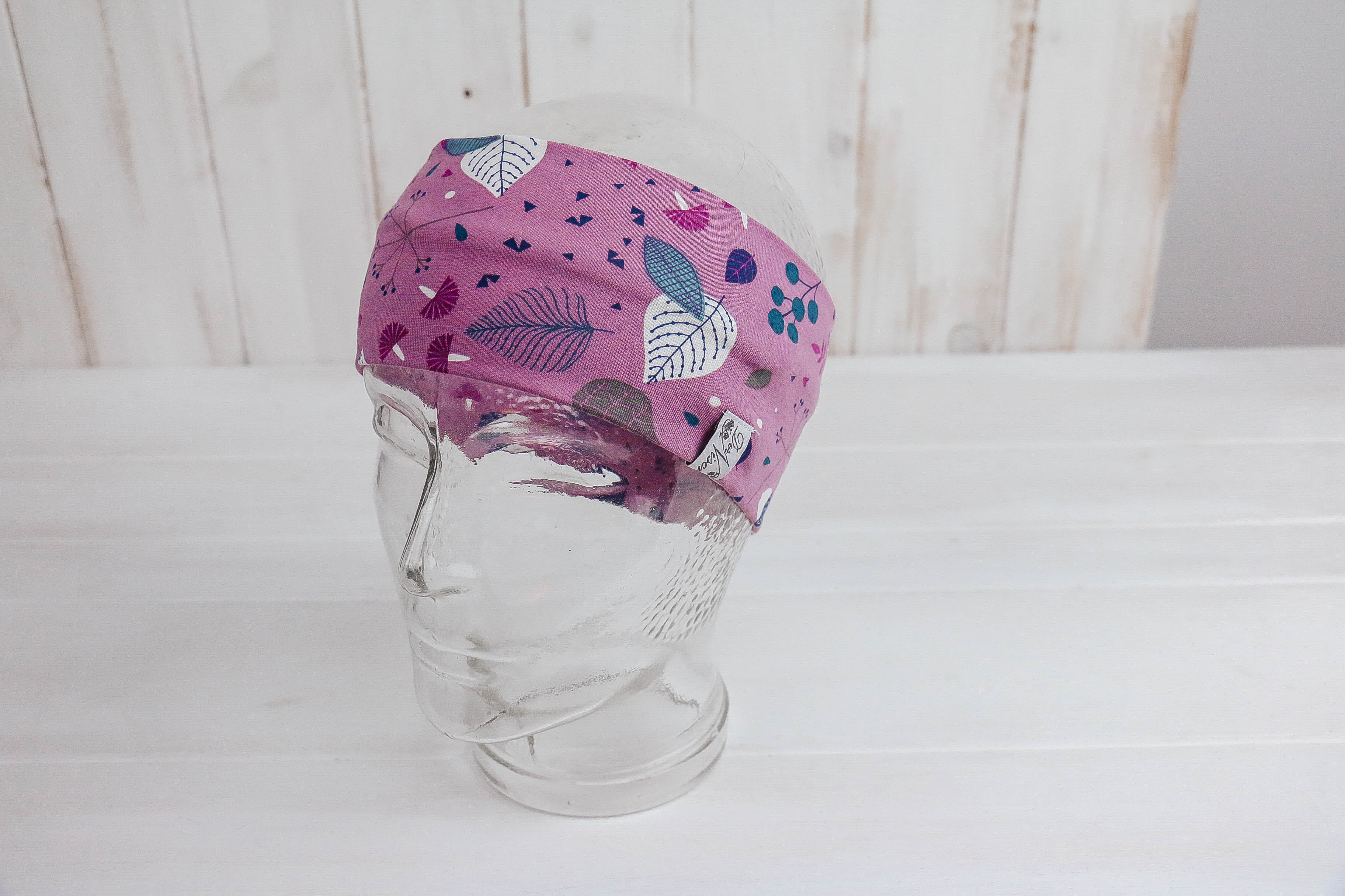 IMG_9212 Jersey Stirnband *Blättertanz lila*