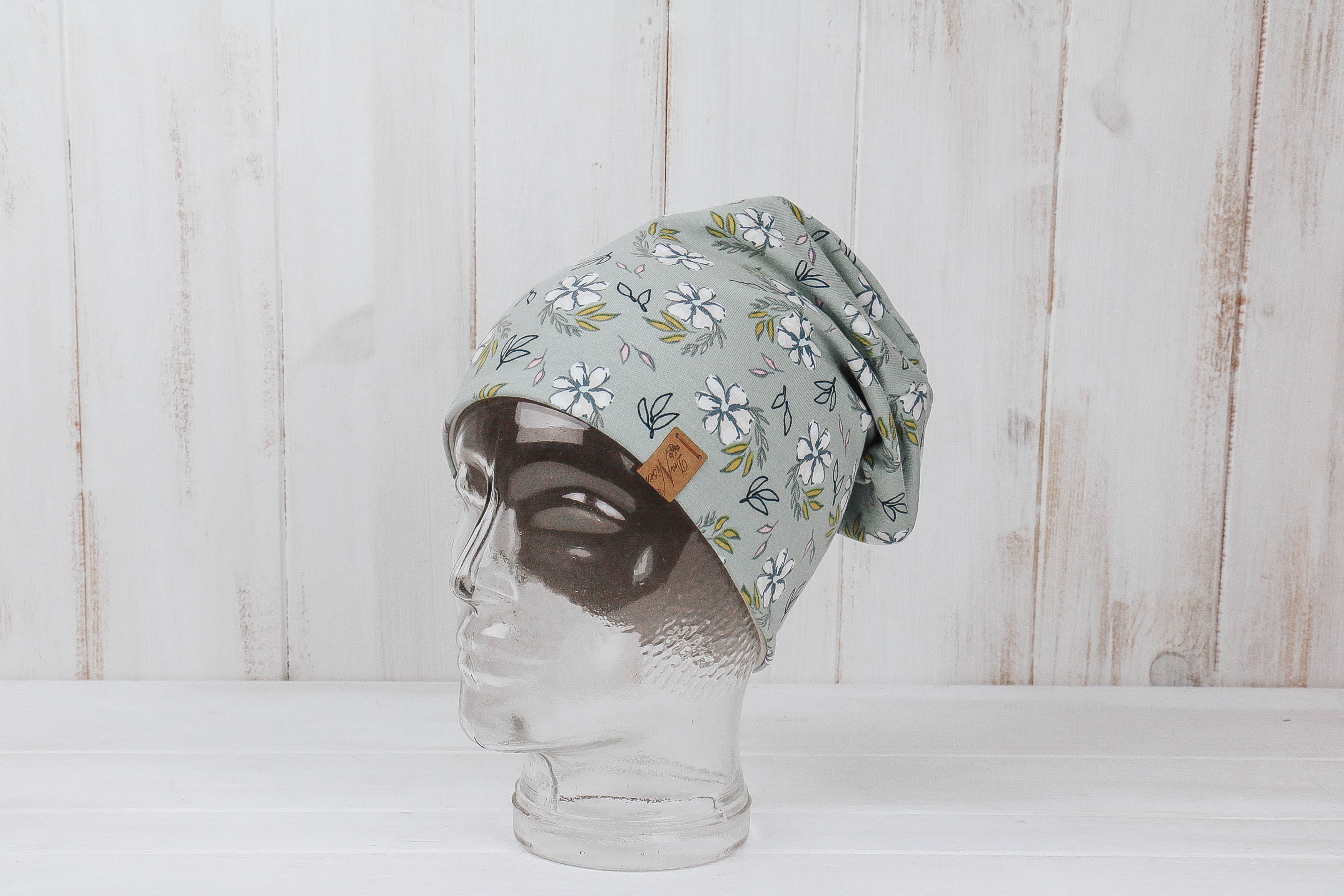 IMG_9532 Jersey Haube *Blüten mint/natur*