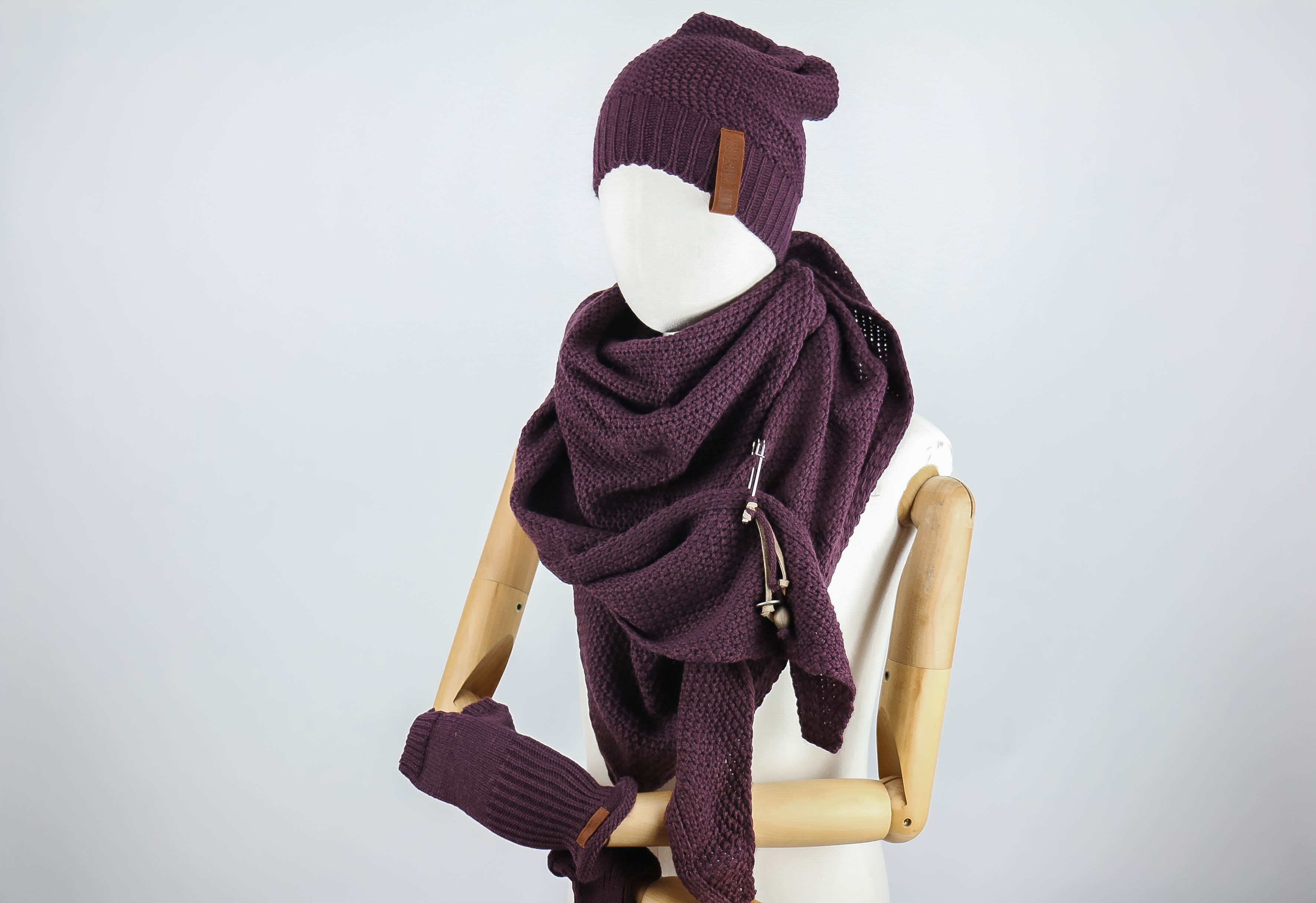 nischenladen-30TvbcPsoPLCHOB Dreieckstuch Coco Aubergine