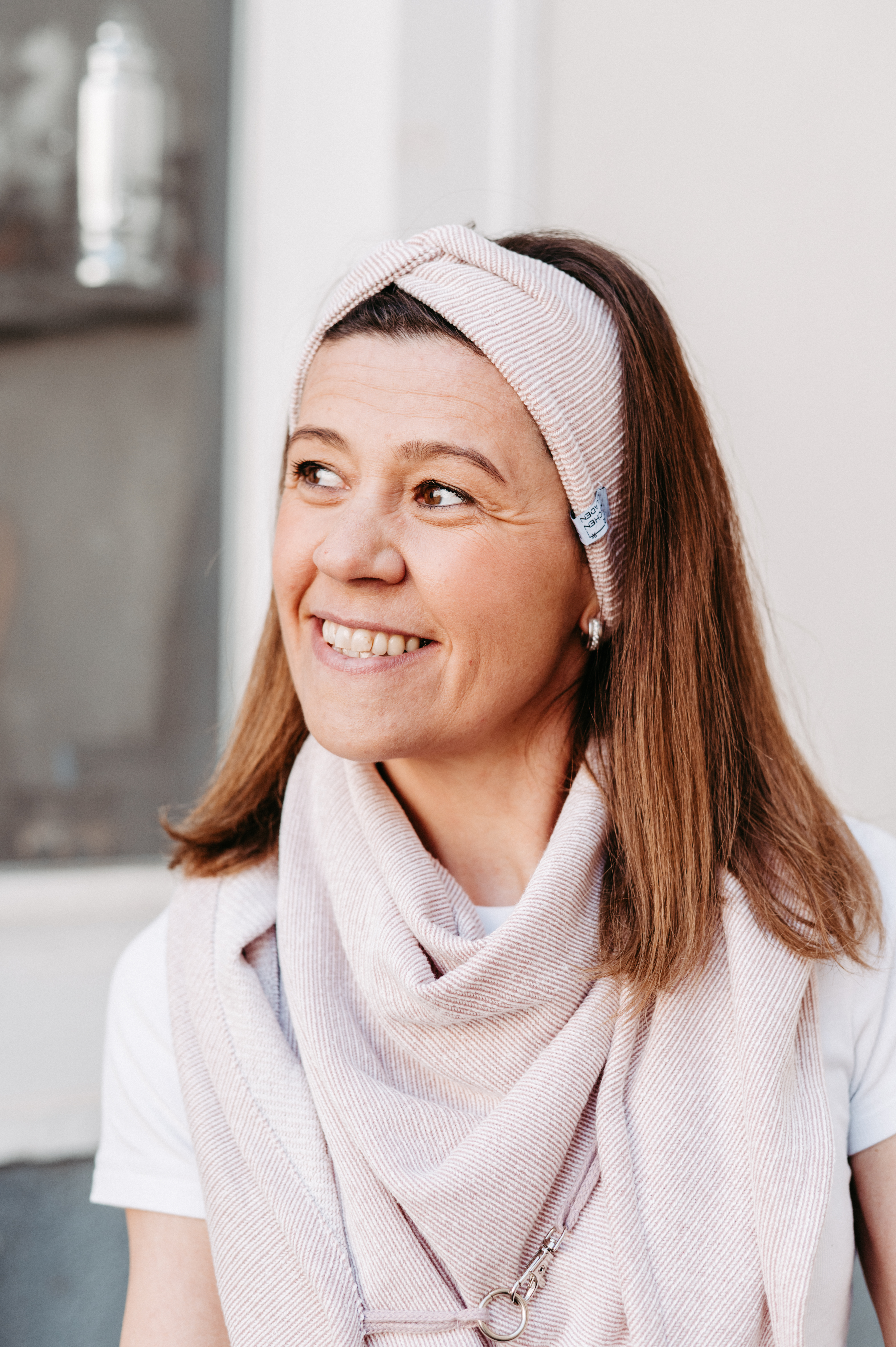 Stirnband gedreht rose Stirnband gedreht rose