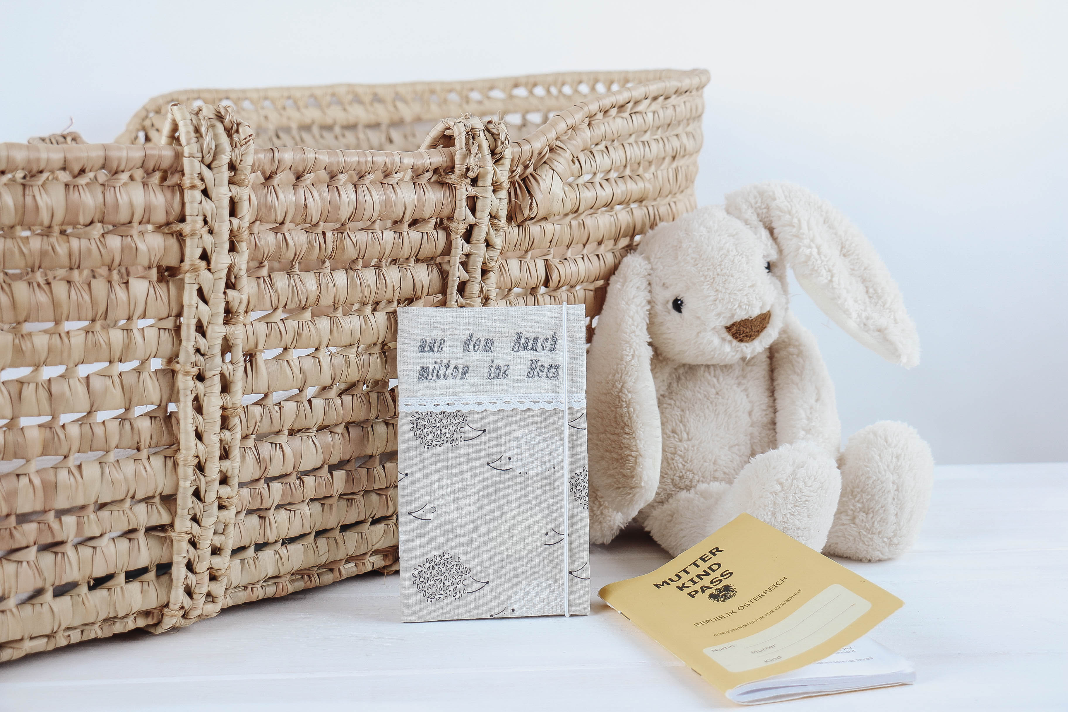 Nischenladen-42 Mutter-Kind-Passhülle Igel natur