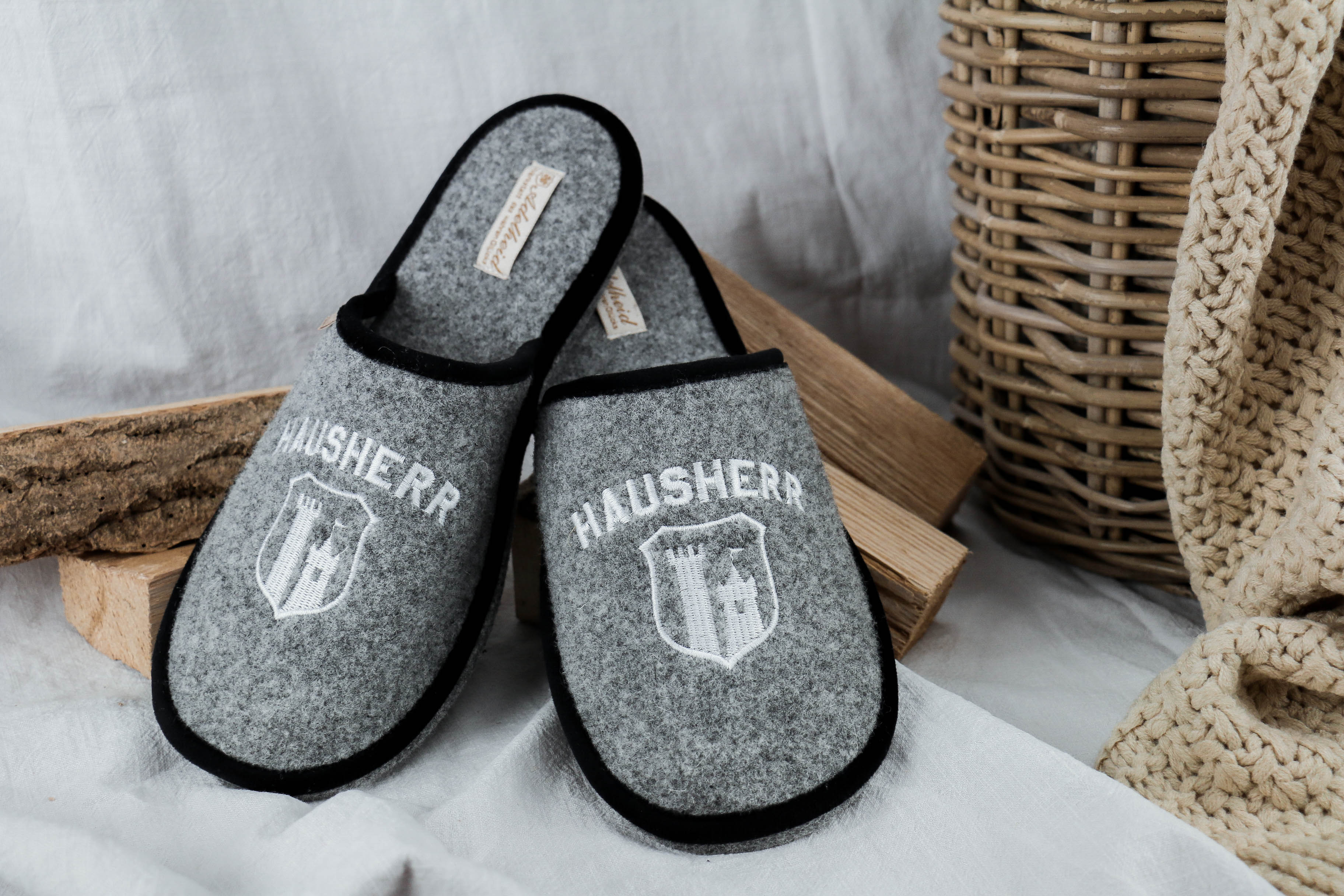 Nischenladen-124so61bAY7lpZ7k Filzpantoffeln "Hausherr"
