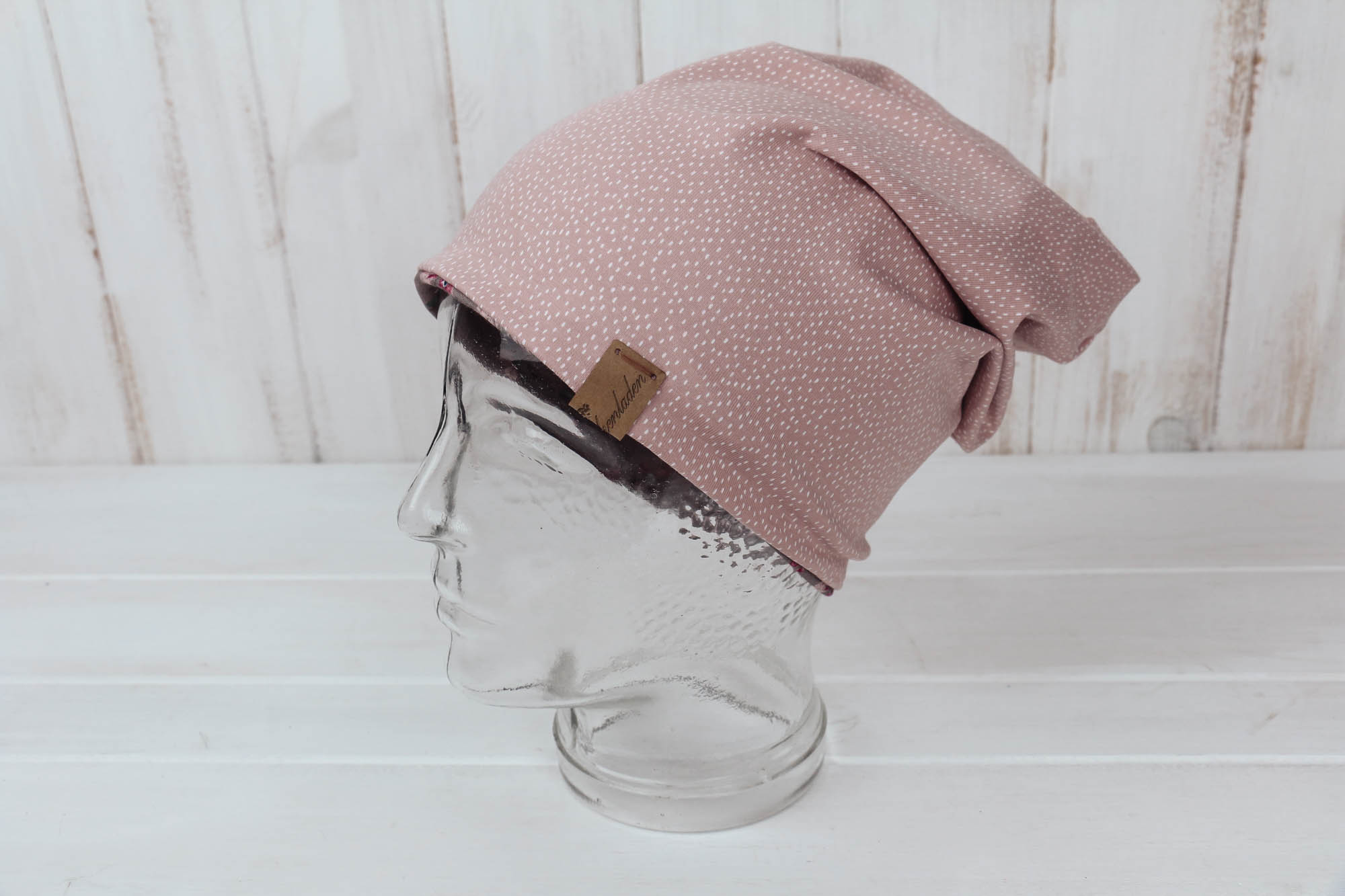 IMG_8440 Jersey Haube Blümchen *mauve-hellrosa*