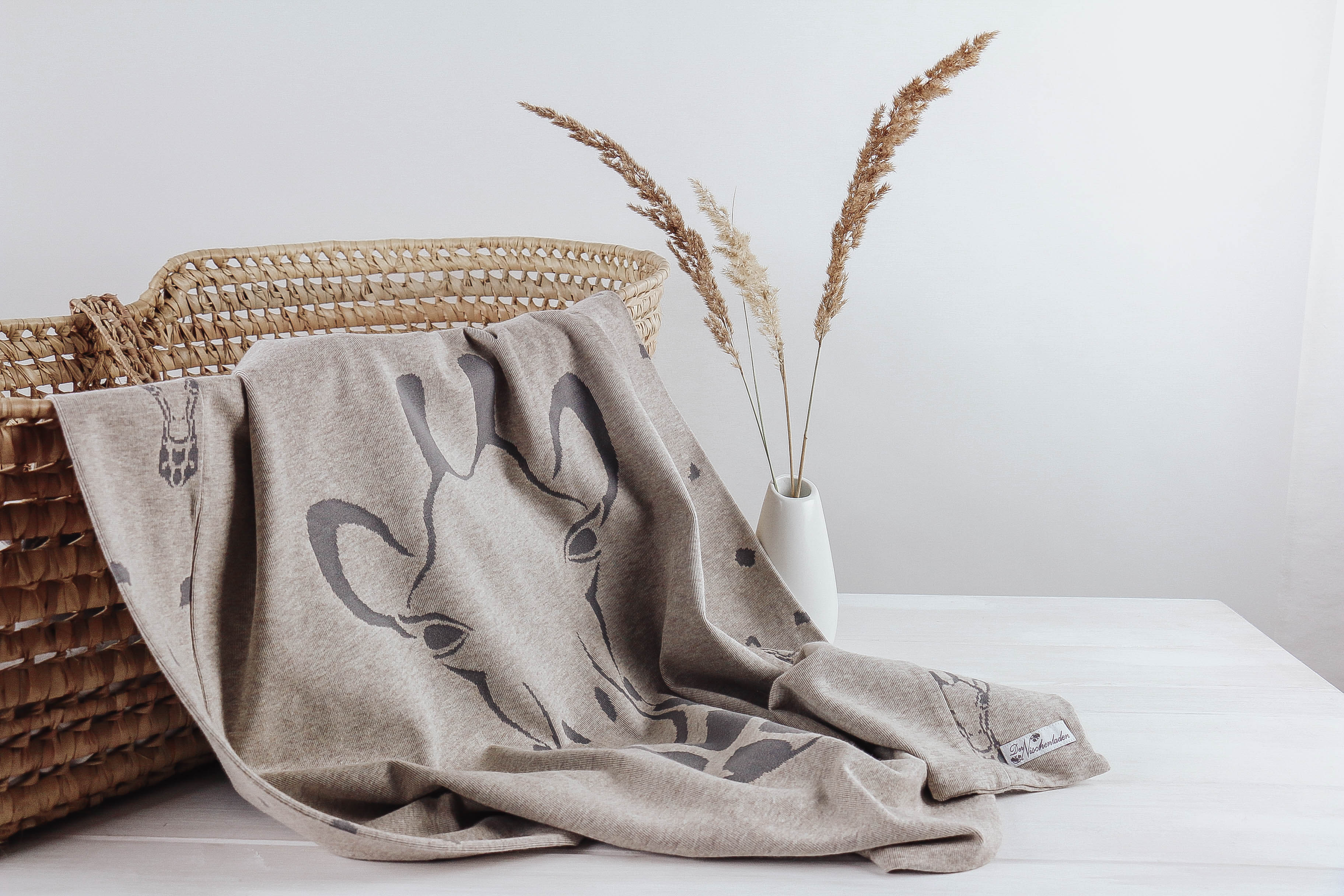 Nischenladen-95 Babydecke Giraffe