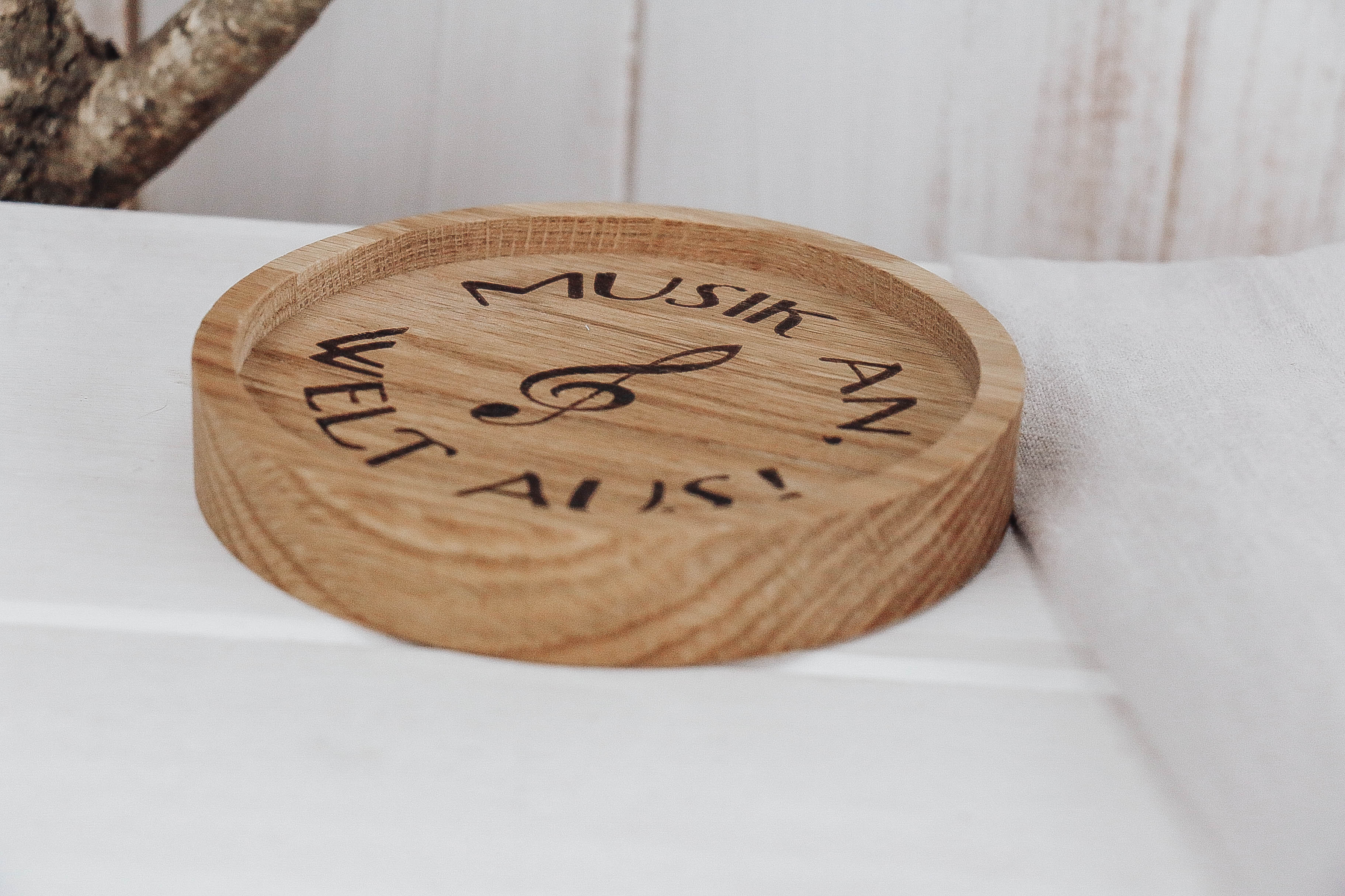 nischenladen-165 Untersetzer *Musik an - Welt aus*