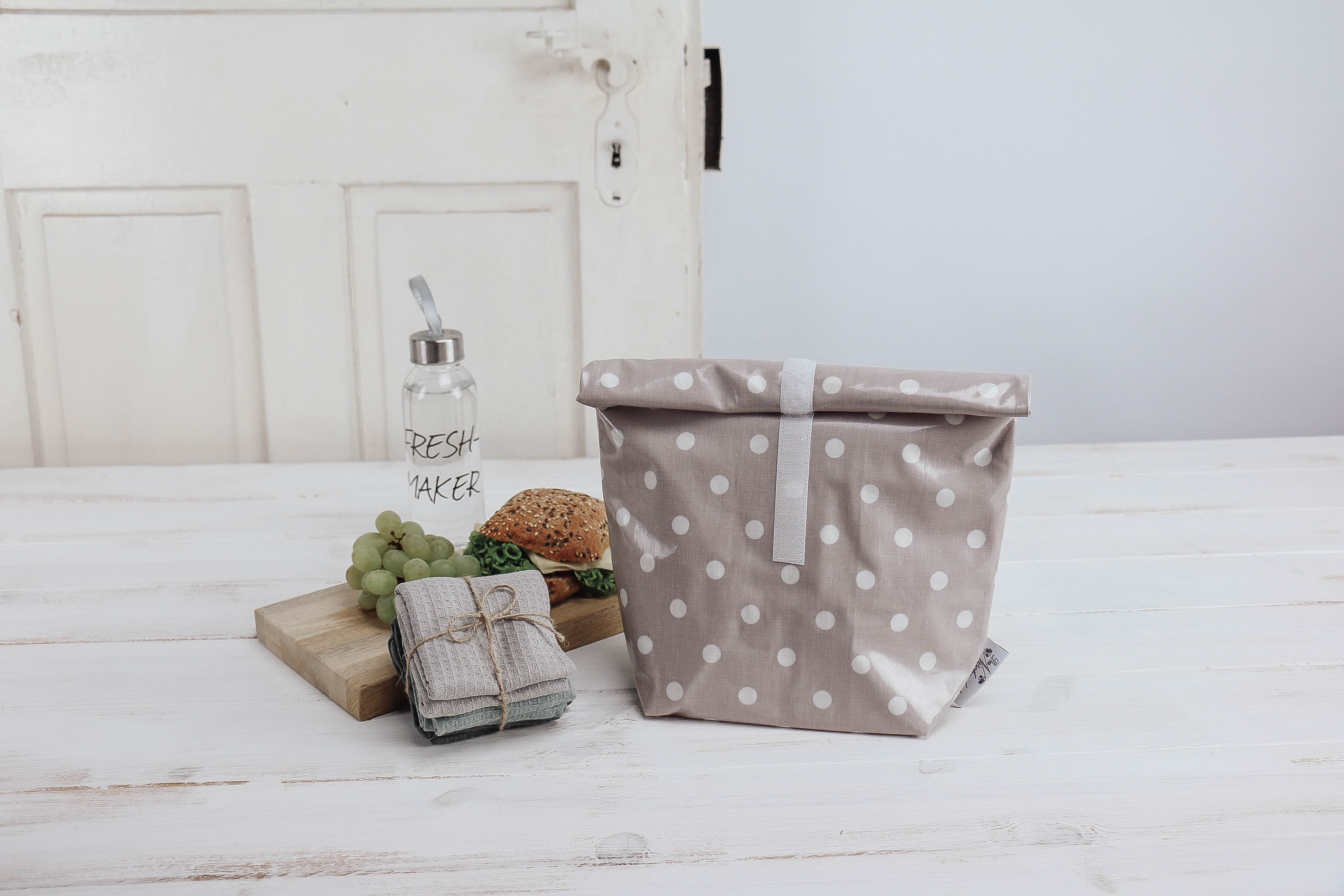 nischenladen-64sPJn8UJf6JbqG Lunchbag Punkte rosa-weiß