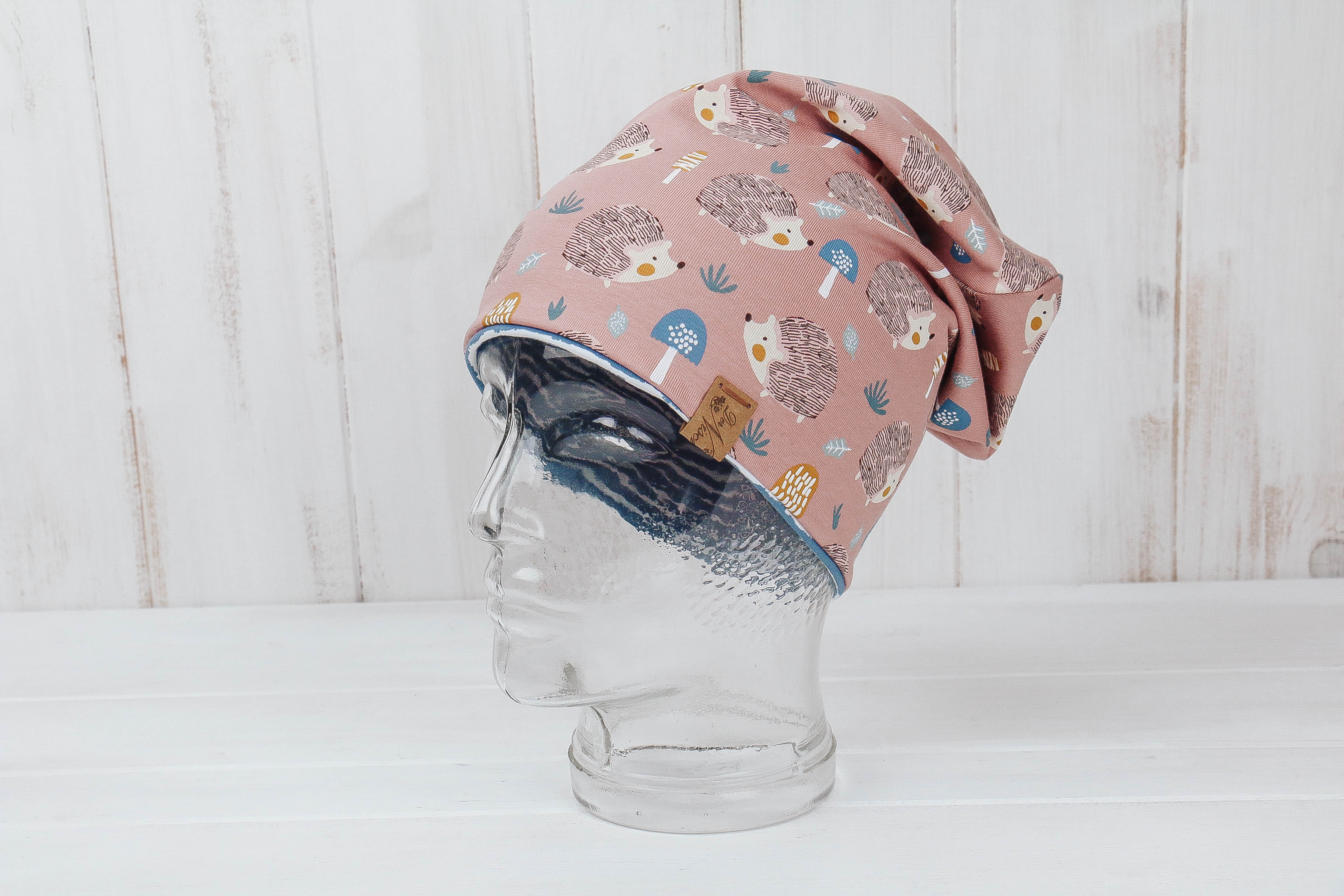 IMG_9528 Jersey Haube *Igel altrosa/blau*