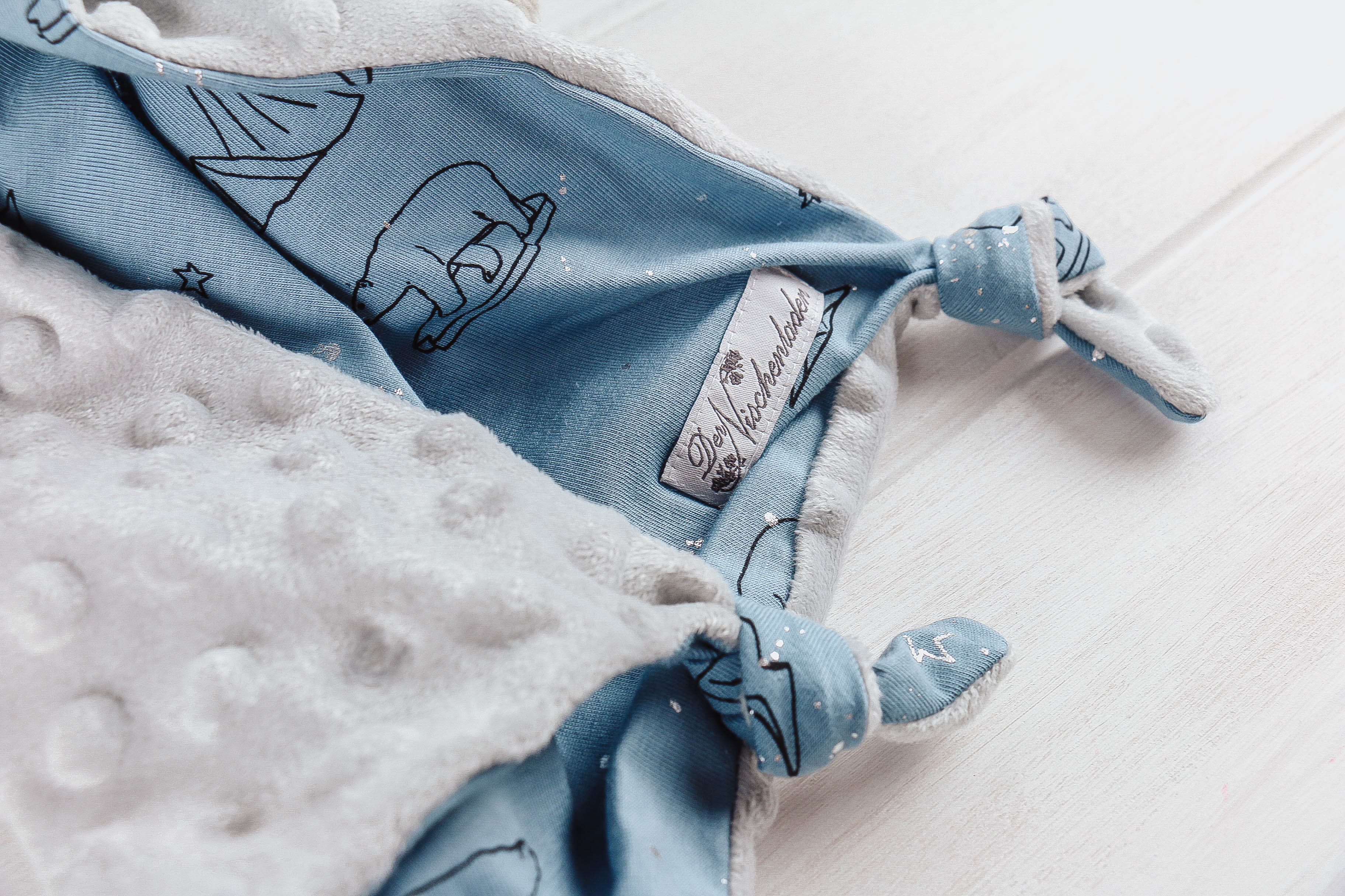 Nischenladen-139TdU2SJiPVaA1 Schmusetuch Eisbär blau