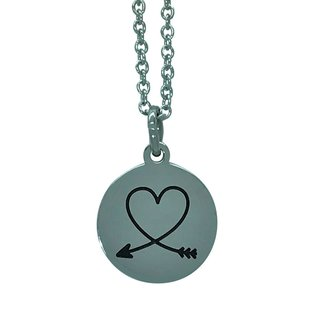 Die-Liebe-findet-ihr-Ziel-Kette Edelstahl-Kette Die Liebe findet ihr Ziel