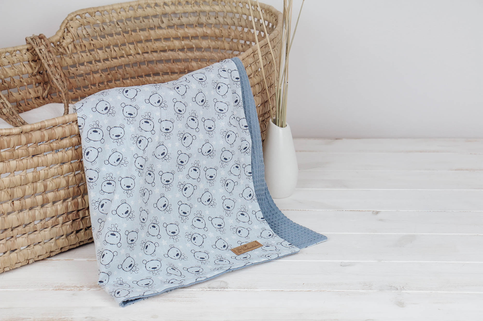 IMG_8529 Babydecke *Bärchen* blau