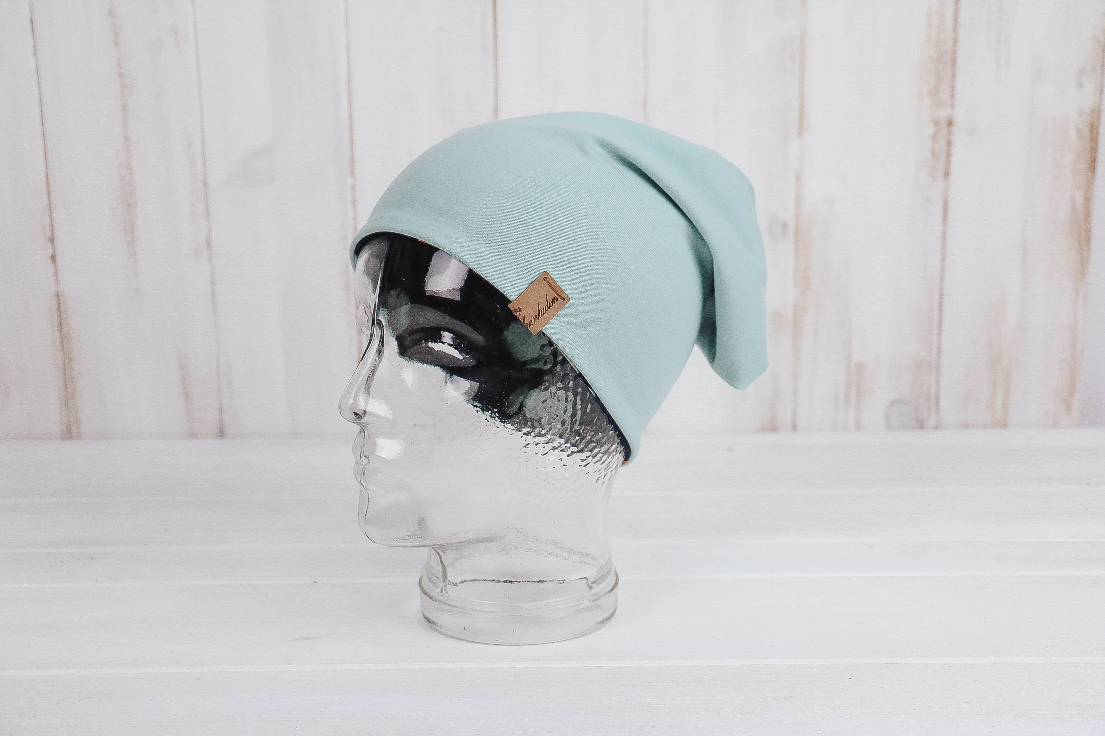 Jersey Haube *Fox navi/mint*