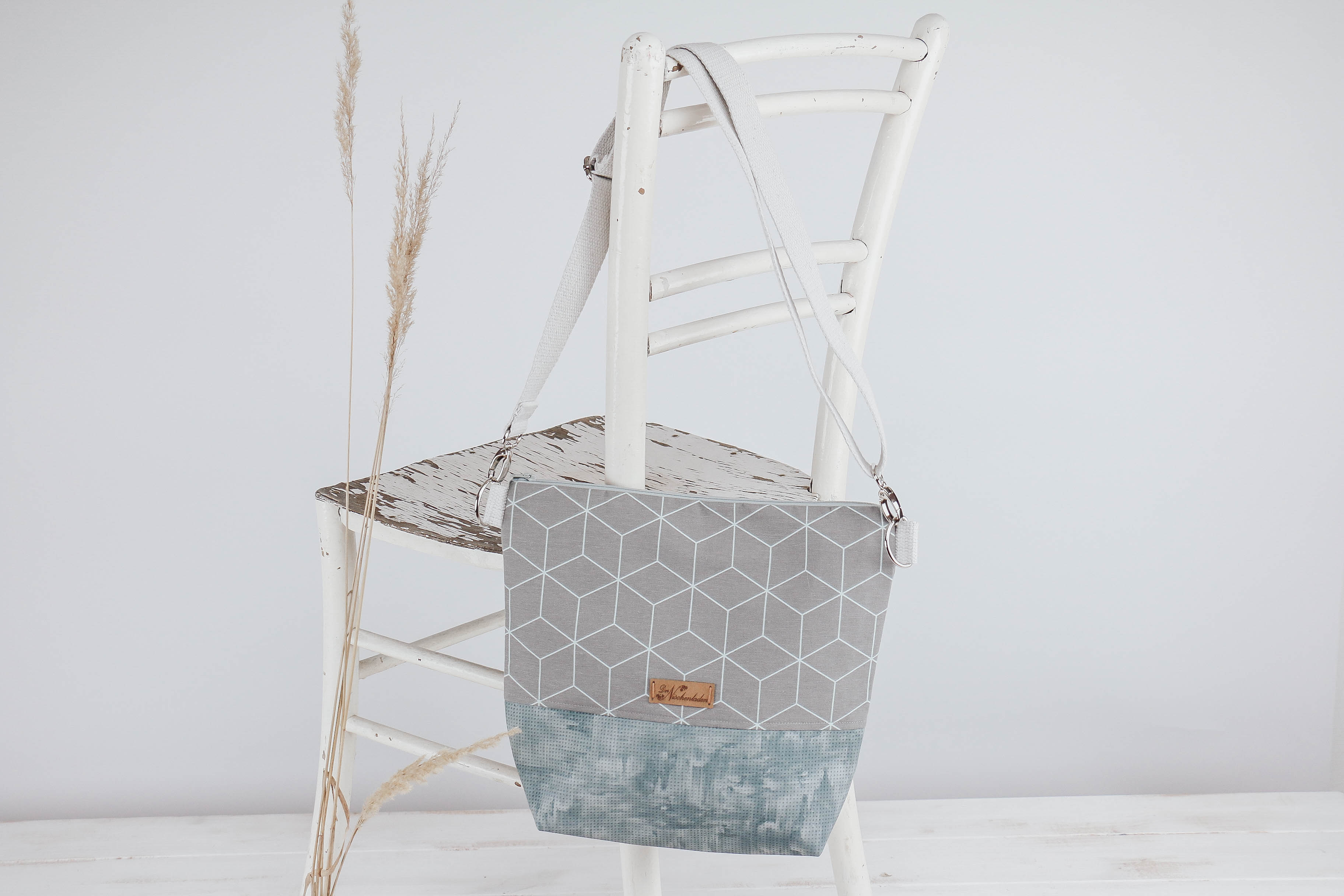 der-nischenladen-10oLY6MQ3fULdpS Umhängetasche Geo grey