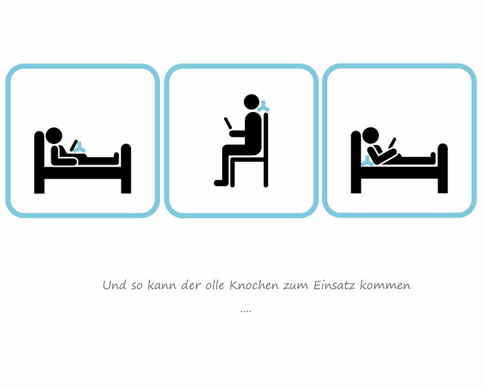 Leseknochen altrosa