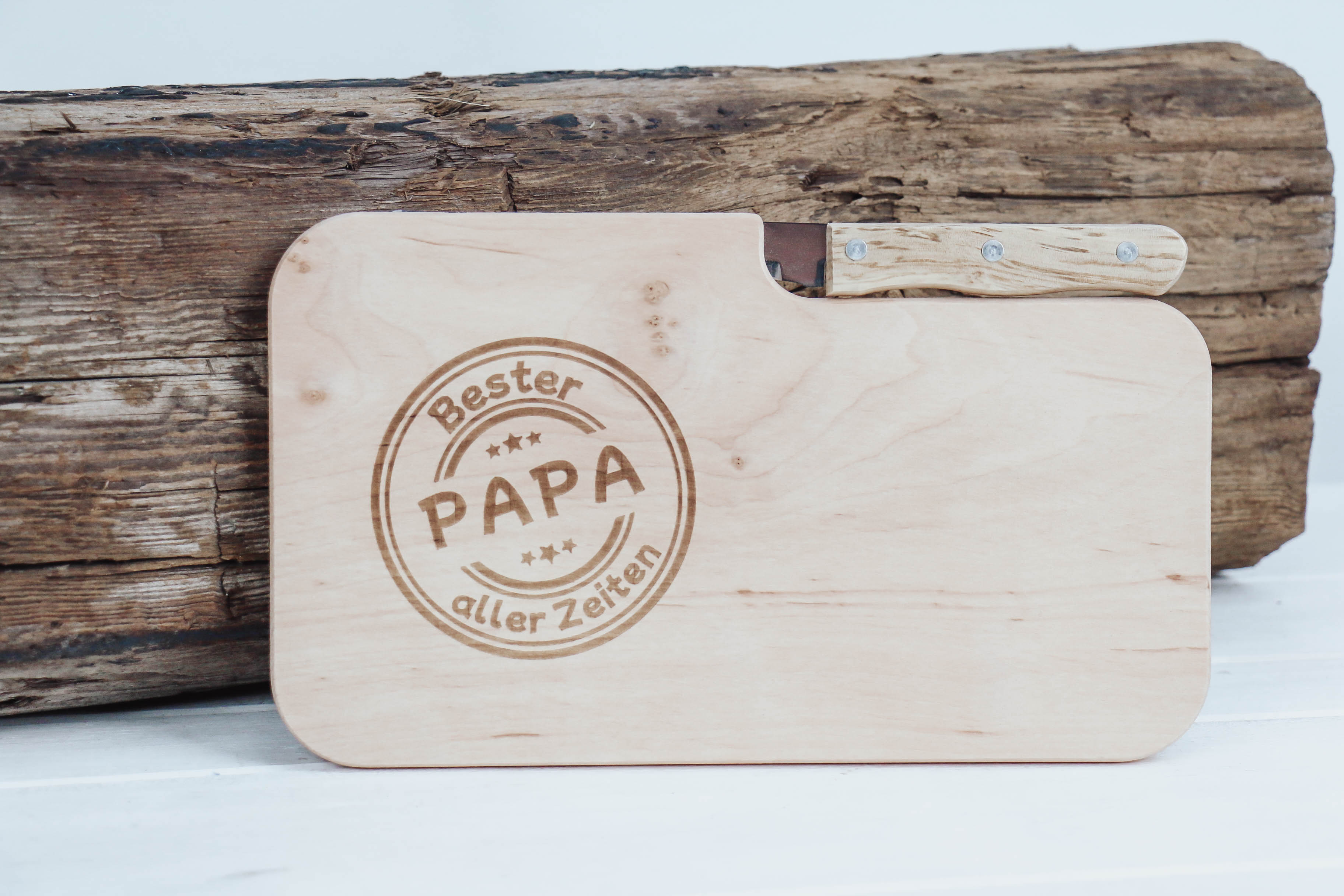 Holz Jausenbrett *Bester Papa aller Zeiten*