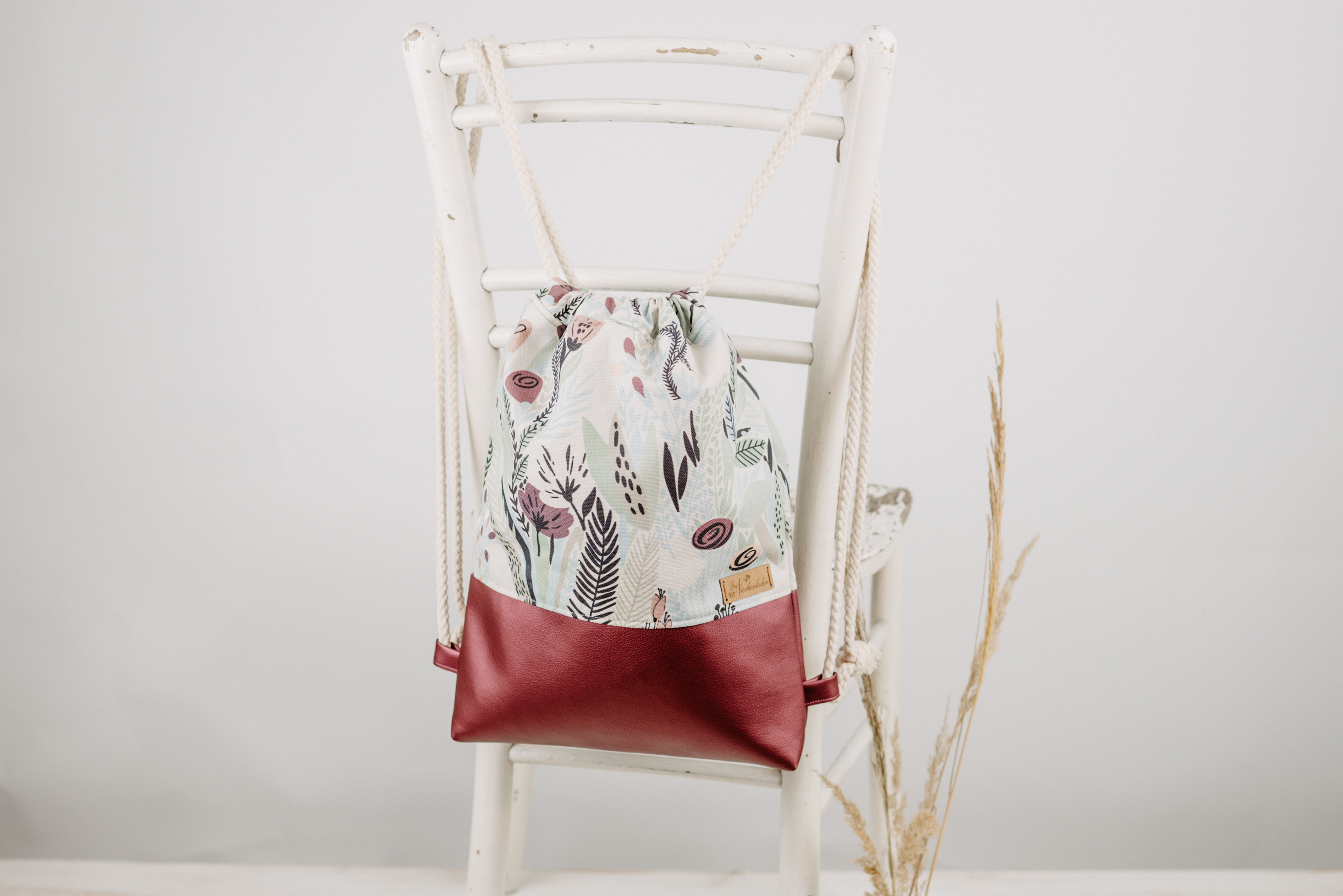 DSC_7729 Festivalbag Flower Power bordeaux