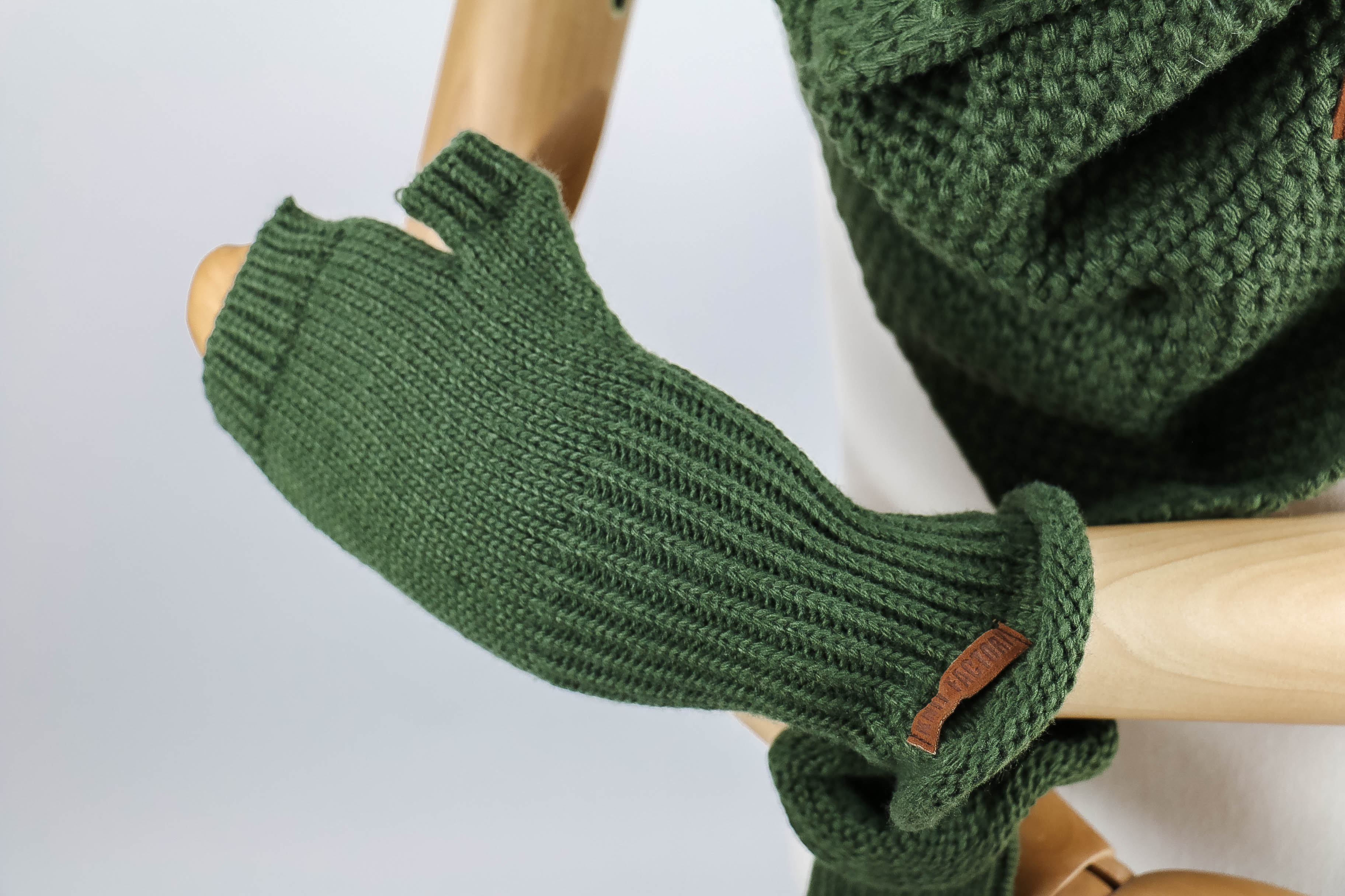 nischenladen-42SDrrWlPBf9ZG7 Handstulpen Cleo Khaki