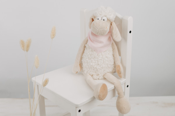 Kuscheltier Schaf "Dolly" mit besticktem Halstuch